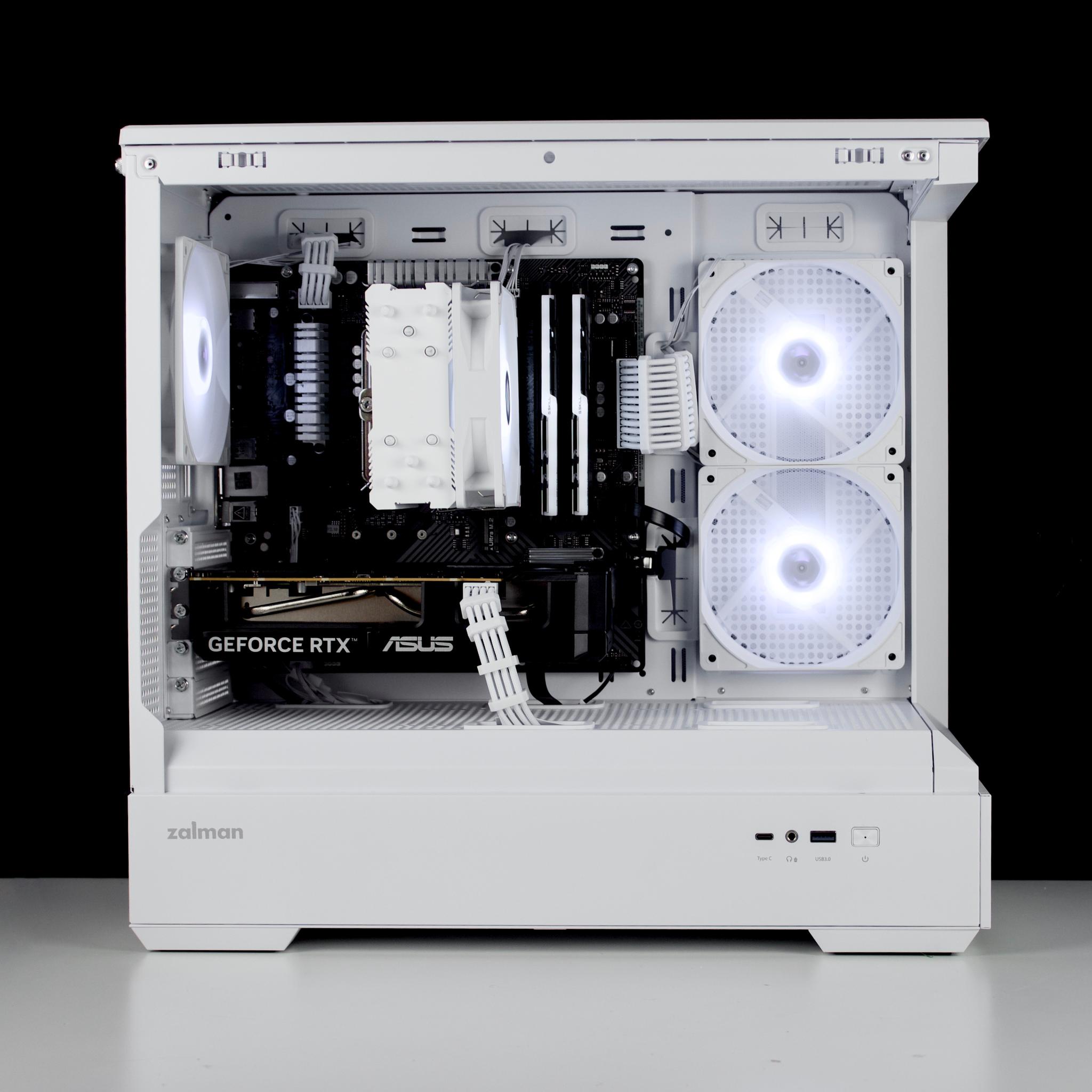 🧊❄️🧊 White Gaming PC – RTX 5060 , Ryzen 5 5600, 16GB RAM, 1TB SSD - WiFi, BlueTooth 🧊❄️🧊