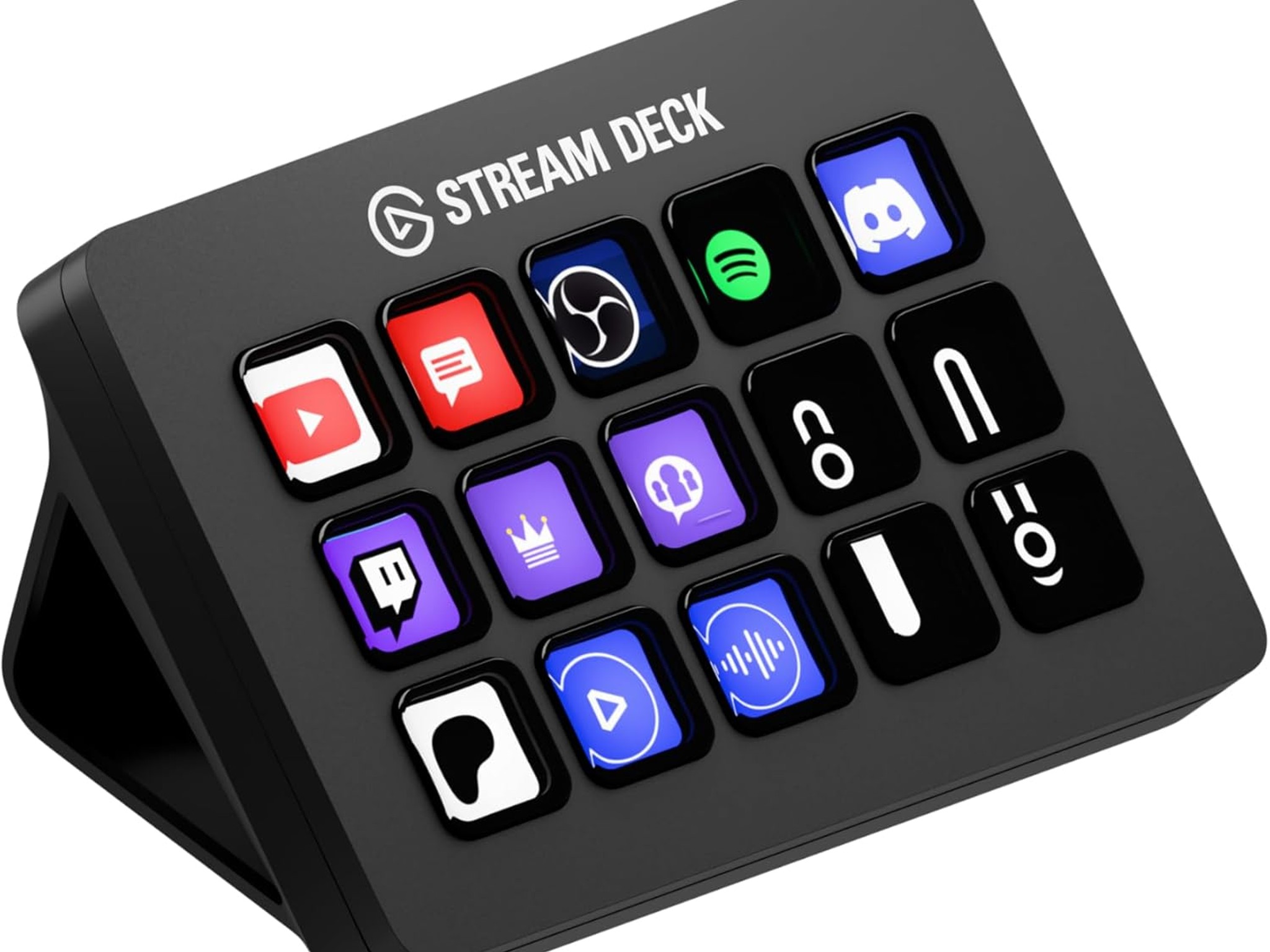 Stream Deck MK.2 + Blue Centric Face Plate