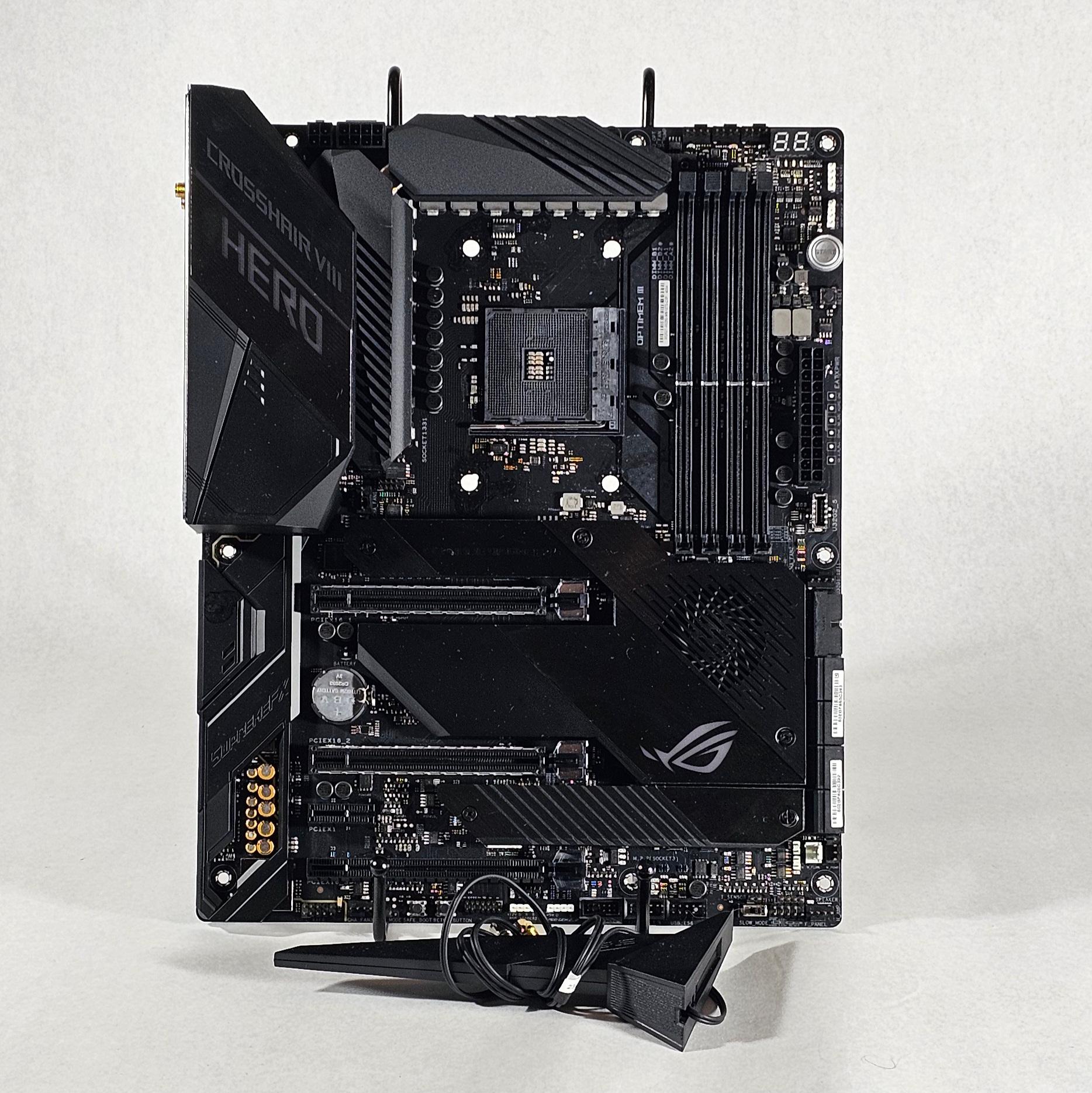 X570 ASUS ROG Crosshair VIII HERO WIFI DDR4 AMD AM4 ATX Motherboard
