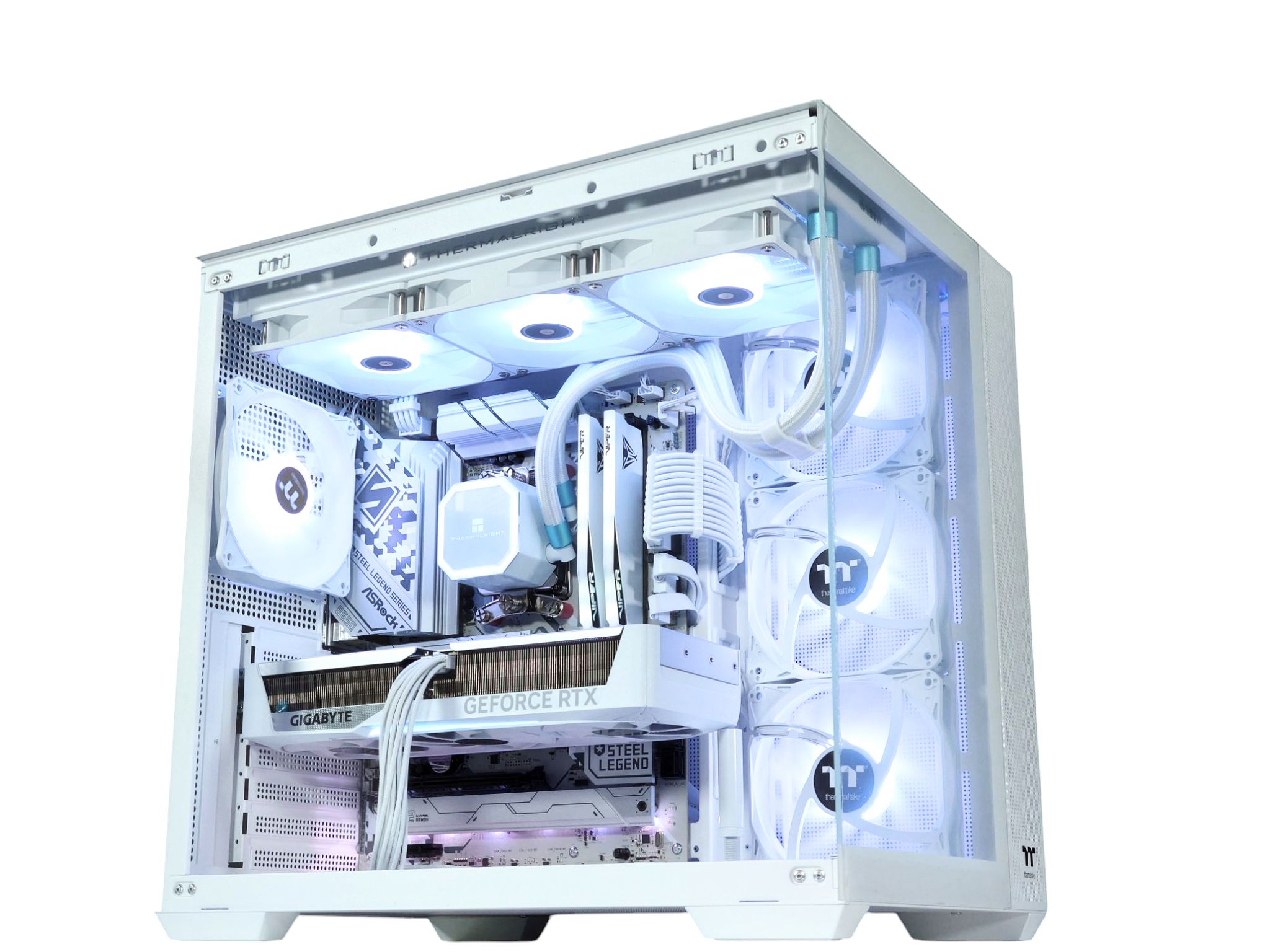 🧊🌊Glacius ❄️Gaming PC❄️Nvidia RTX 5070 12GB❄️AMD Ryzen 7 7700❄️32GB DDR5❄️1TB NVME