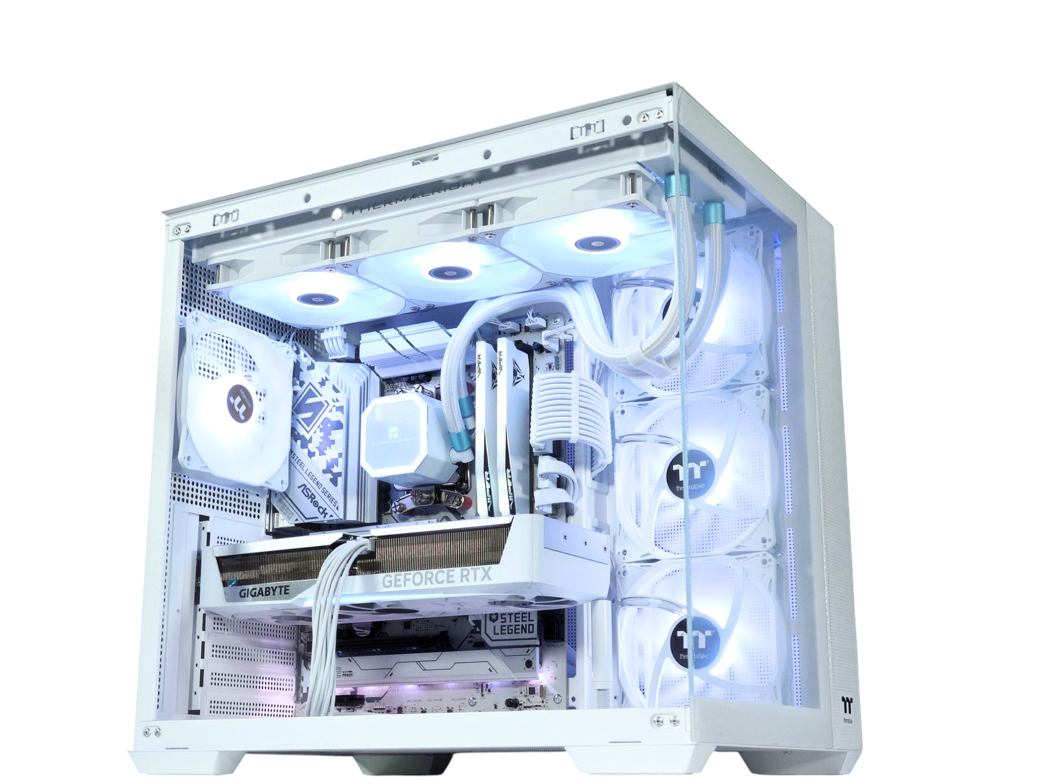🧊🌊Glacius ❄️Gaming PC❄️Nvidia RTX 5070 12GB❄️AMD Ryzen 7 7700❄️32GB DDR5❄️1TB NVME