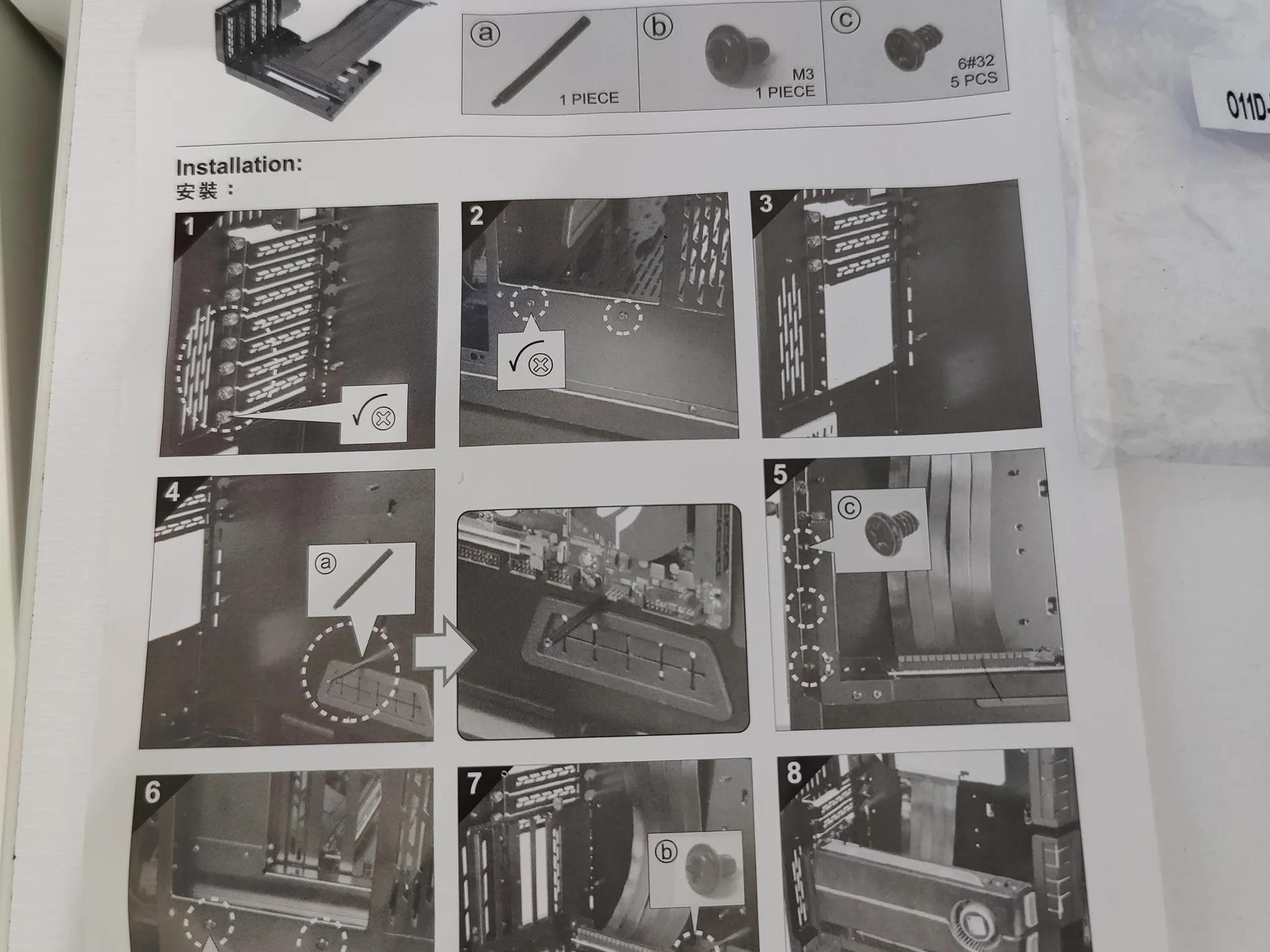 Lian li 011 XL Vertical GPU bracket kit