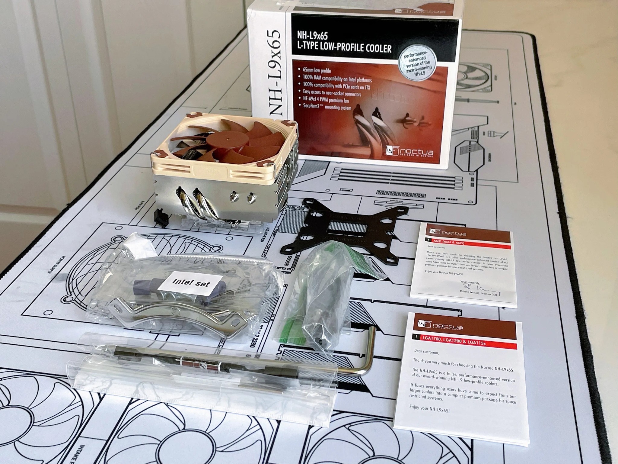Noctua NH-L9x65 L-TYPE LOW-PROFILE CPU COOLER - Intel and AMD