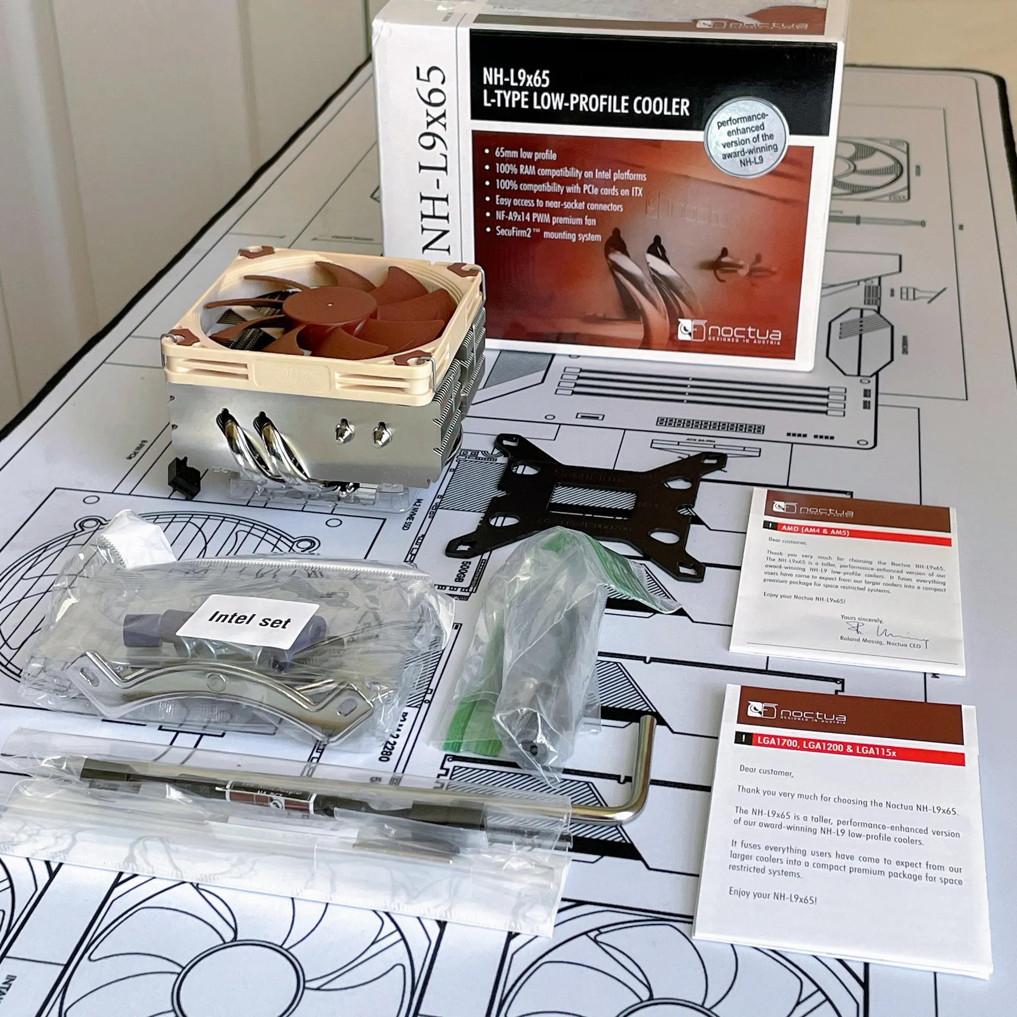 Noctua NH-L9x65 L-TYPE LOW-PROFILE CPU COOLER - Intel and AMD