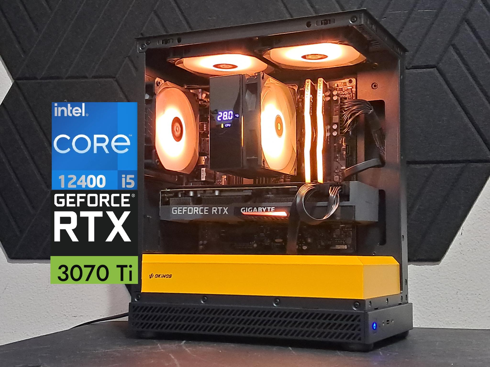 🟠Compact RTX Gaming PC🟠3070 Ti | 16GB DDR4 | Intel i5-12400 | 1TB SSD