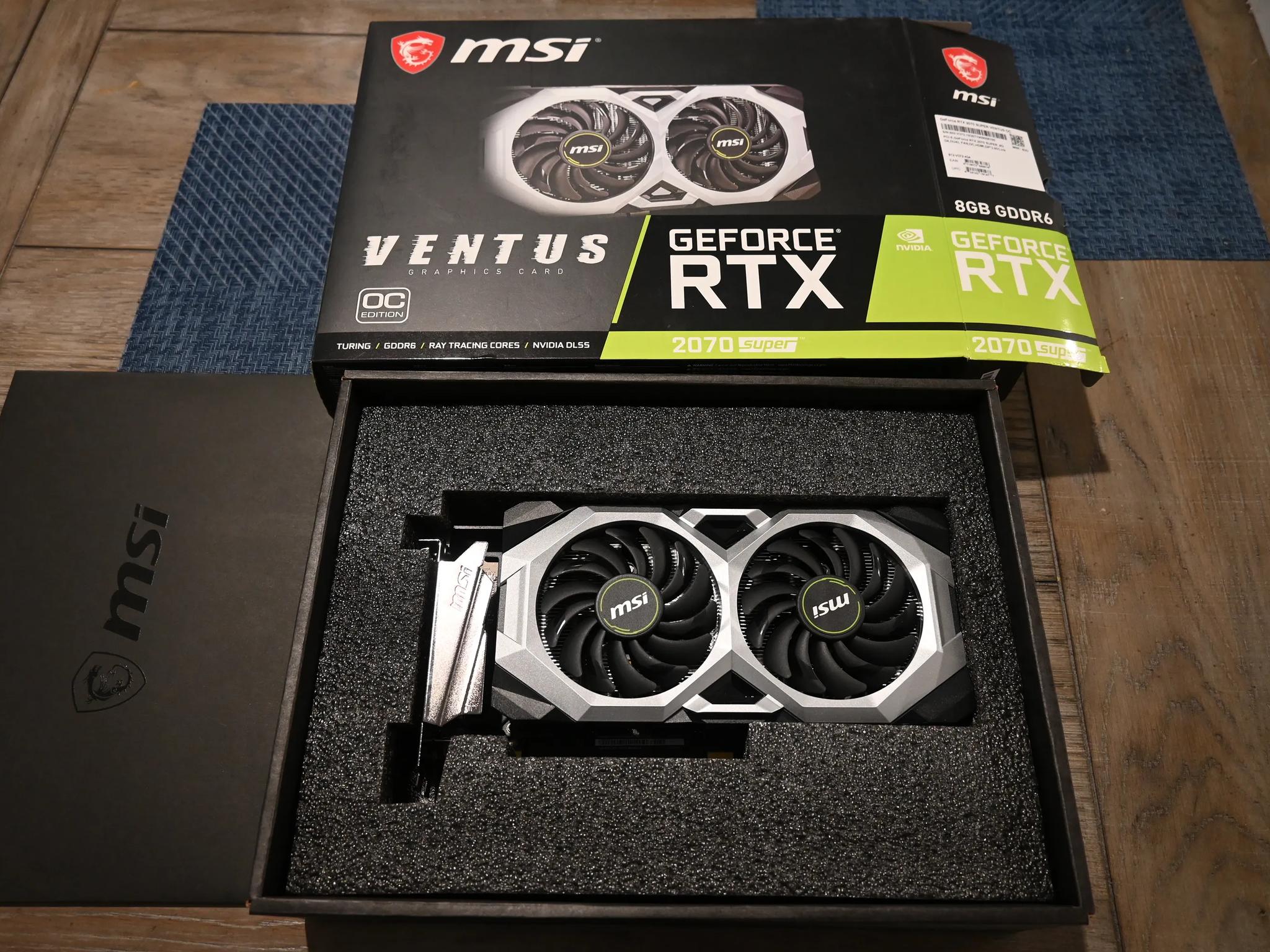 Use MSI GeForce RTX 2070 Super 8 GB Ventus OC GPU