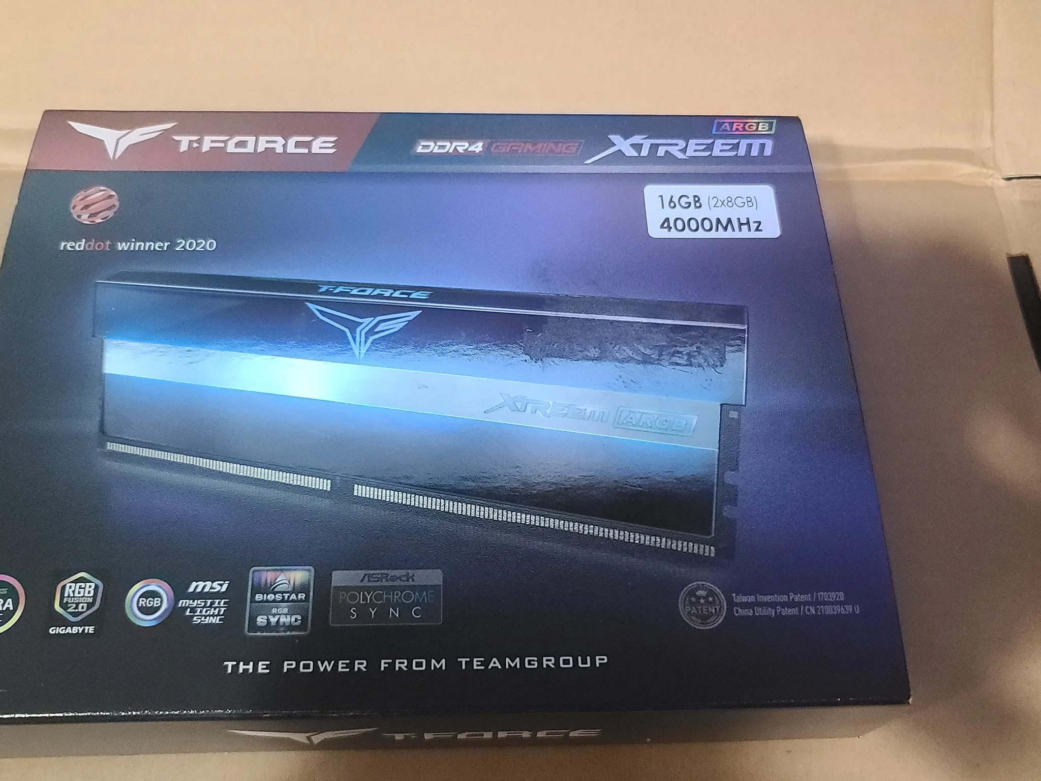 Team Group Xtreem ARGB 16GB (2x 8GB) DDR4 4000MHz RAM Memory