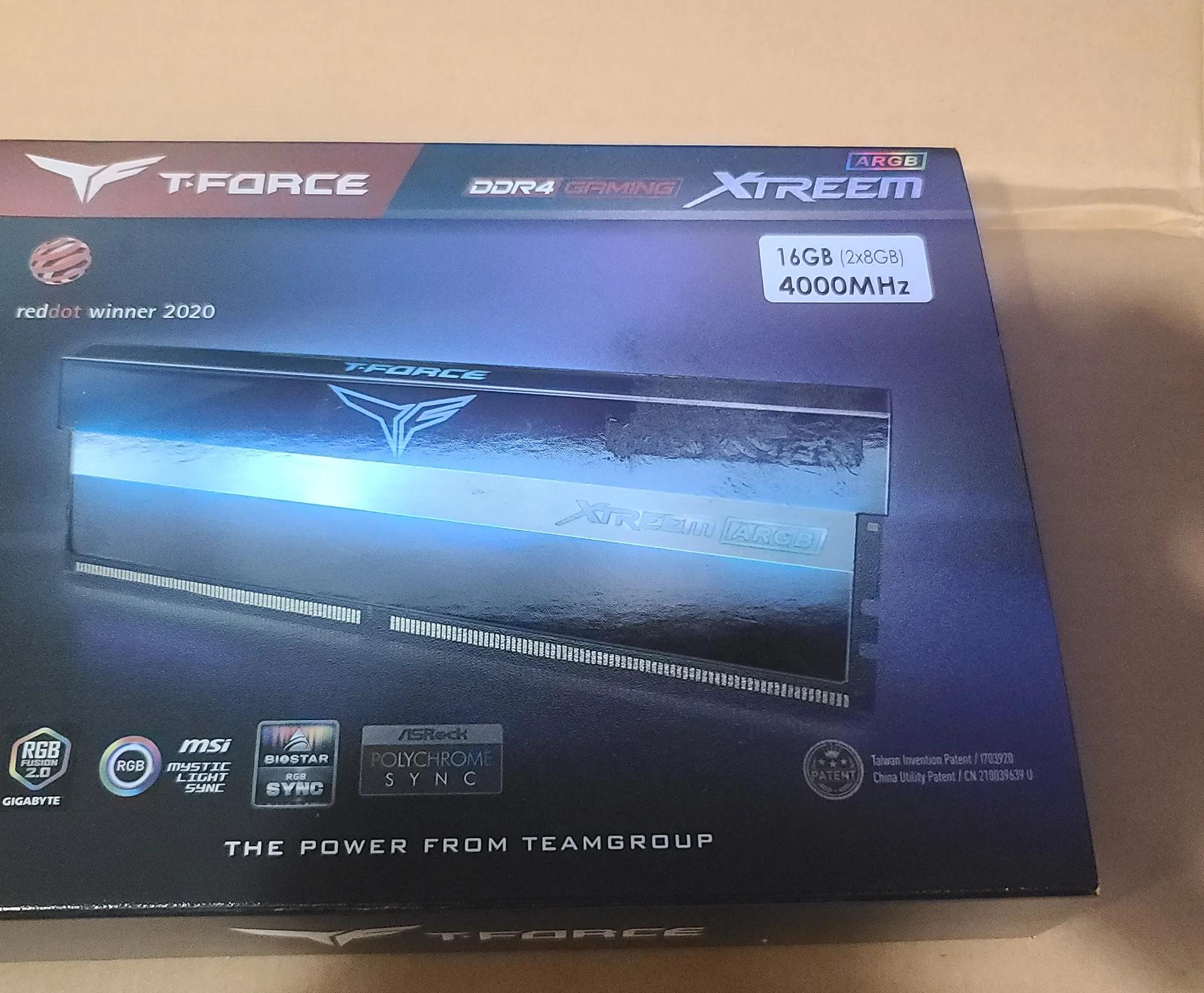 Team Group Xtreem ARGB 16GB (2x 8GB) DDR4 4000MHz RAM Memory