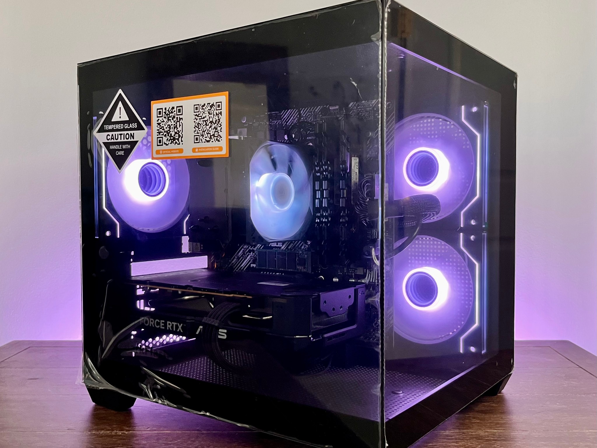🐦‍⬛🖤RTX 5060 Black Gaming PC | Ryzen 5 5600G | 24GB RAM | 768GB SSD | WiFi-Ready to Play