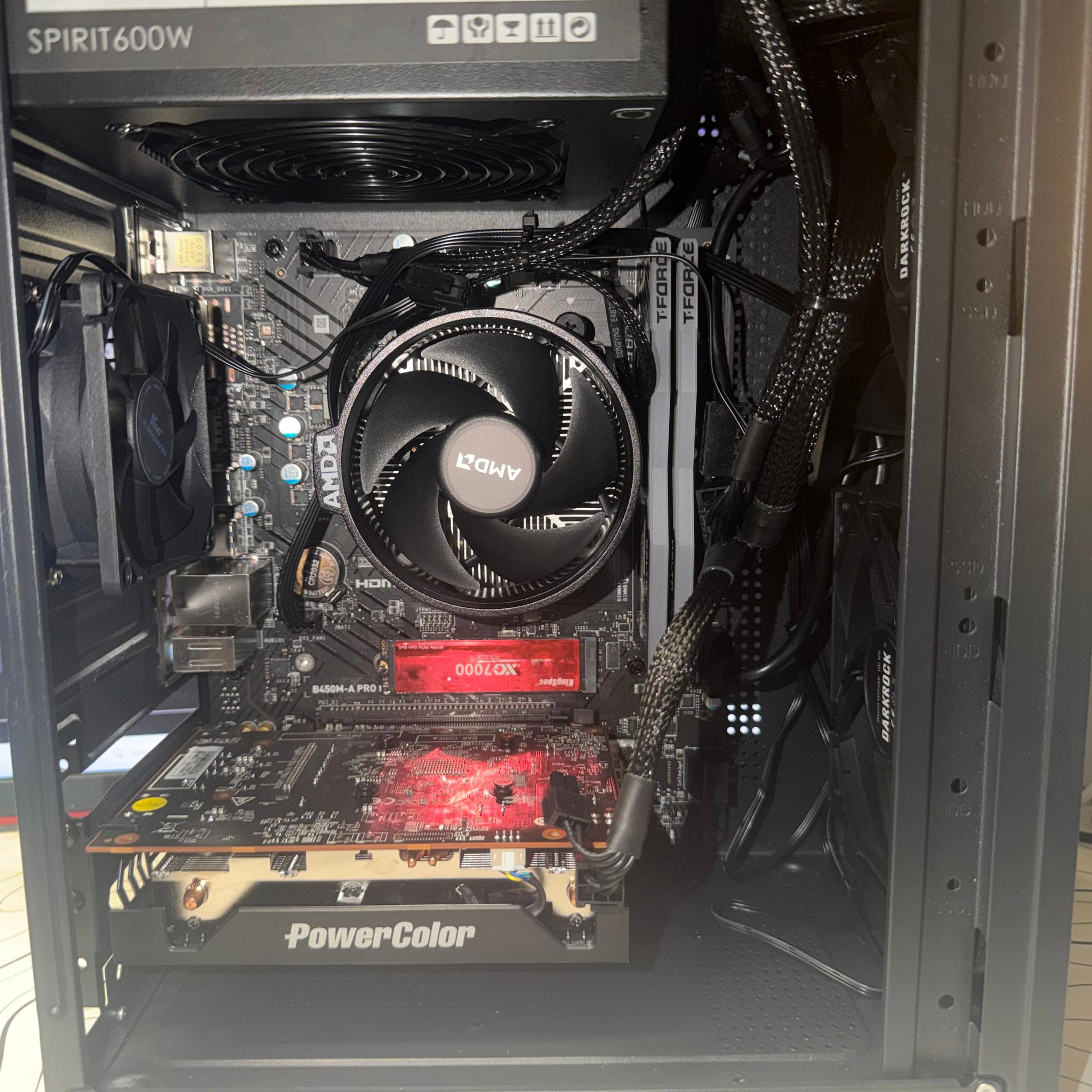 Ryzen 5 5500 + RX 6500 XT | 64GB RAM | 1TB NVMe PC