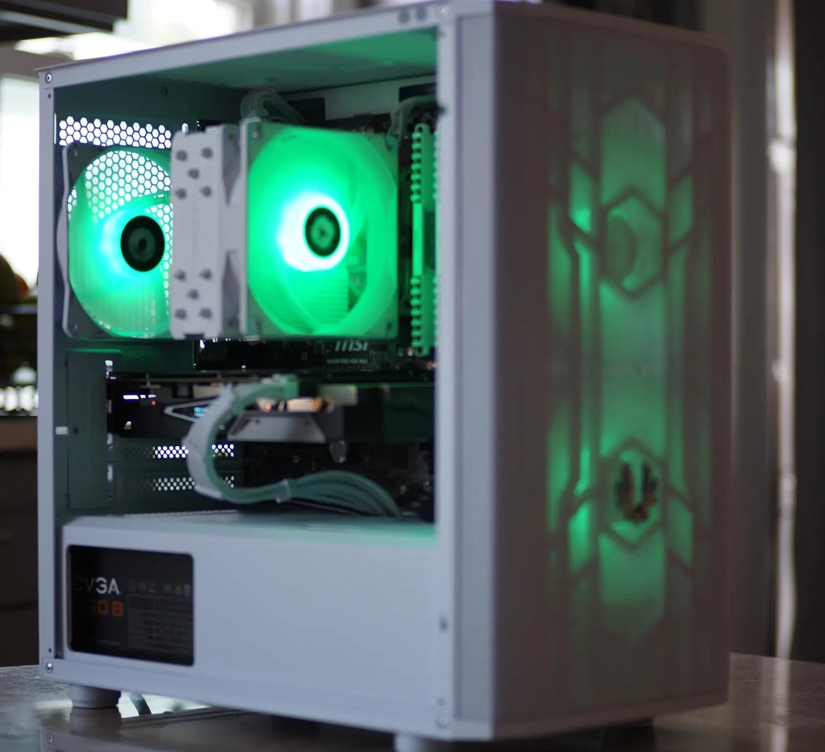 Ryzen 5 2600, RX 5500XT White Gaming/Streaming PC