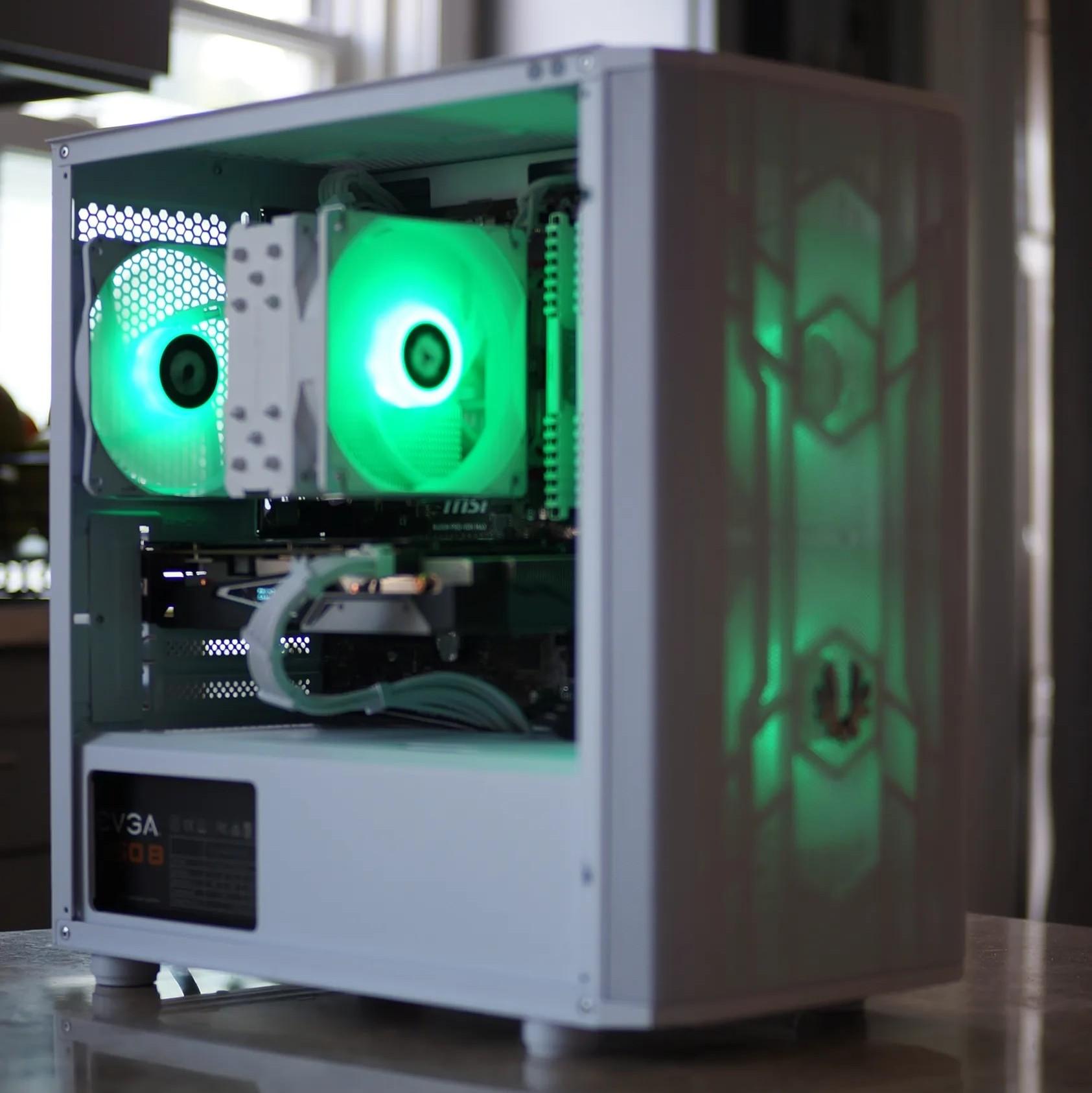 Ryzen 5 2600, RX 5500XT White Gaming/Streaming PC