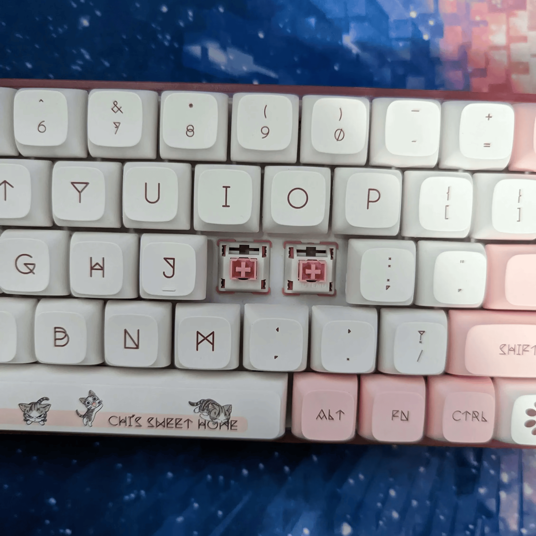 "Cute Kitties" TES68 65% Keyboard