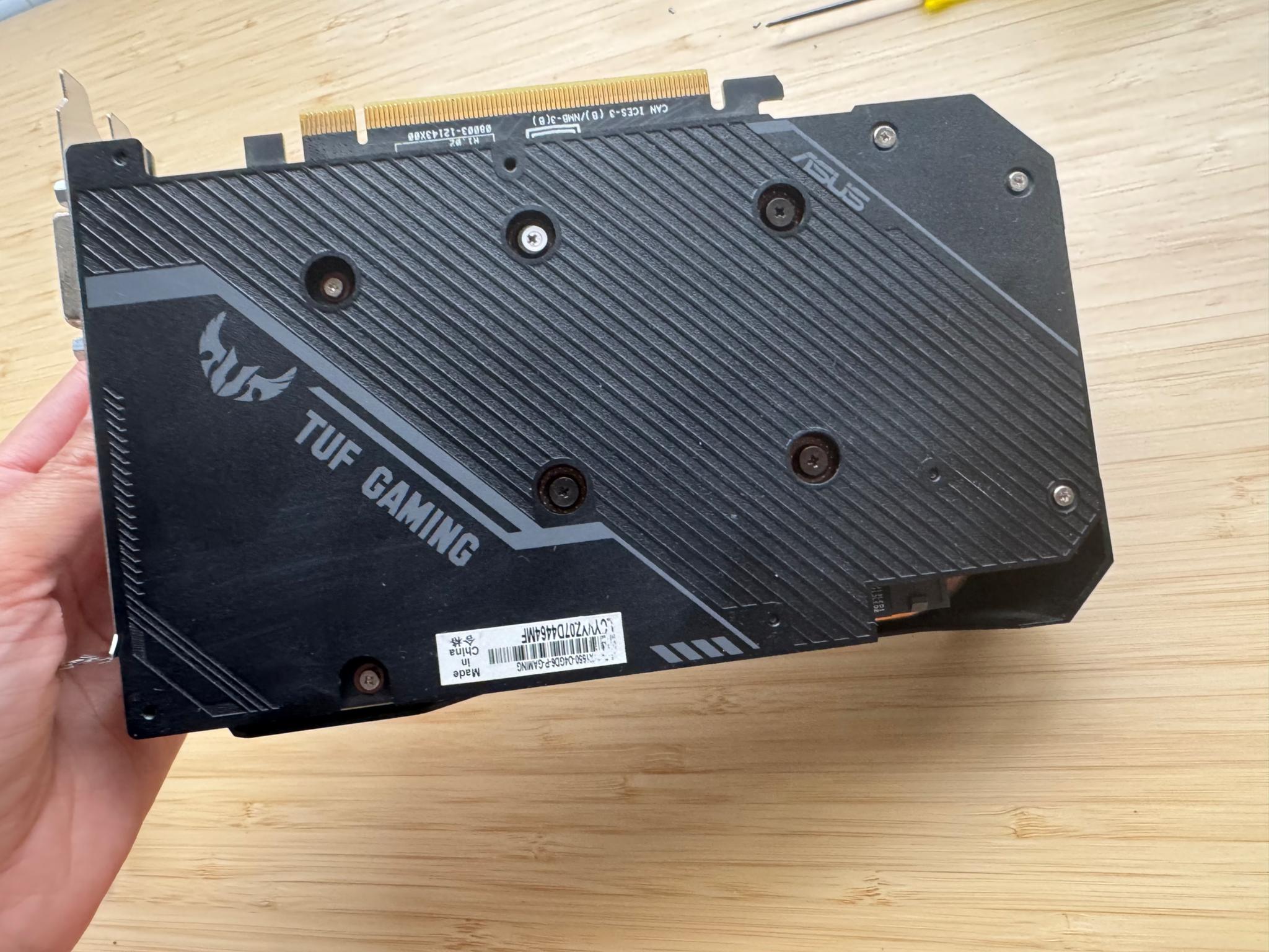 ASUS GEFORCE GTX 1650 TUF Gaming OC Edition