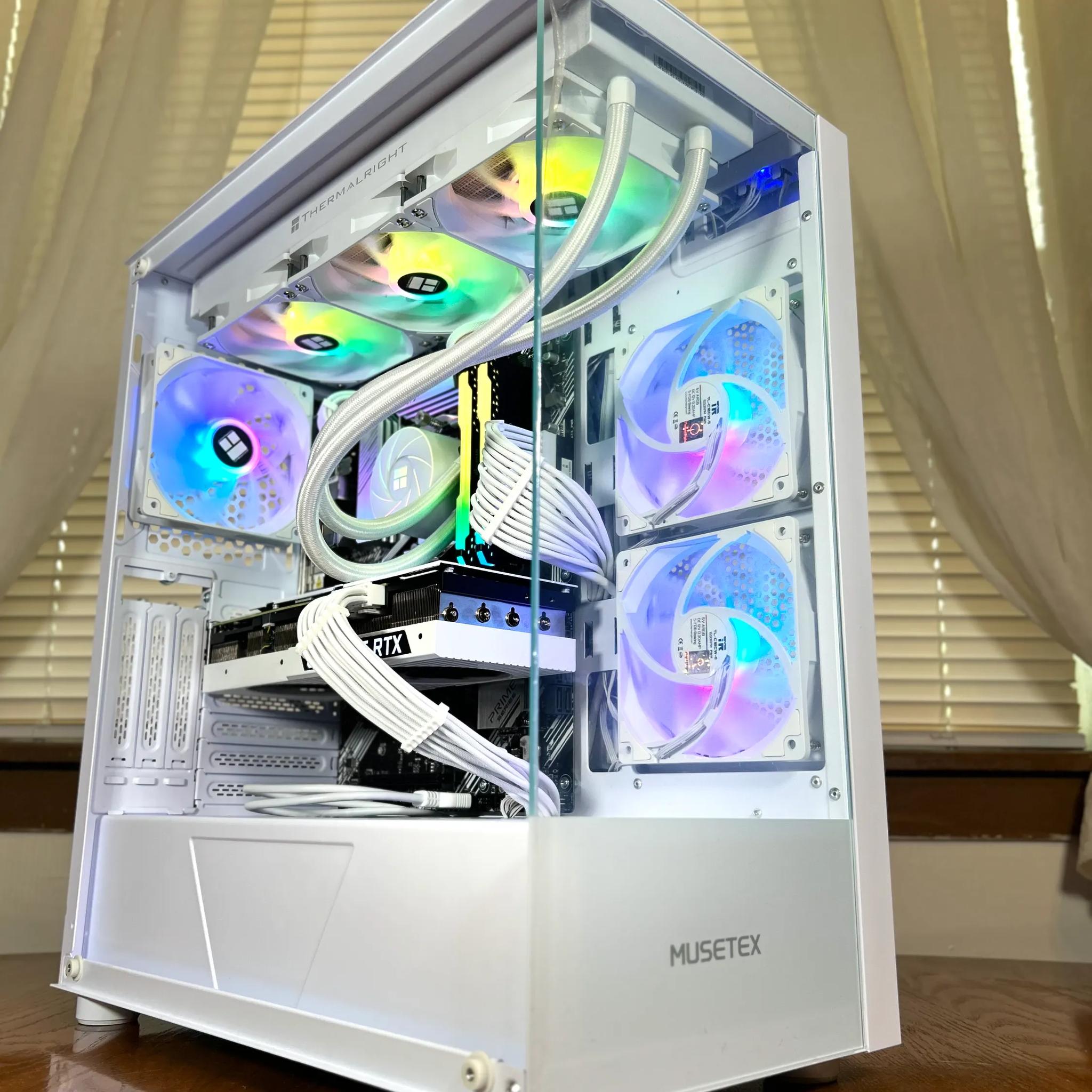 ❄️RTX 3080 | Ryzen 5 5600x ❄️ 1440p Ready ❄️ White Gaming PC ❄️