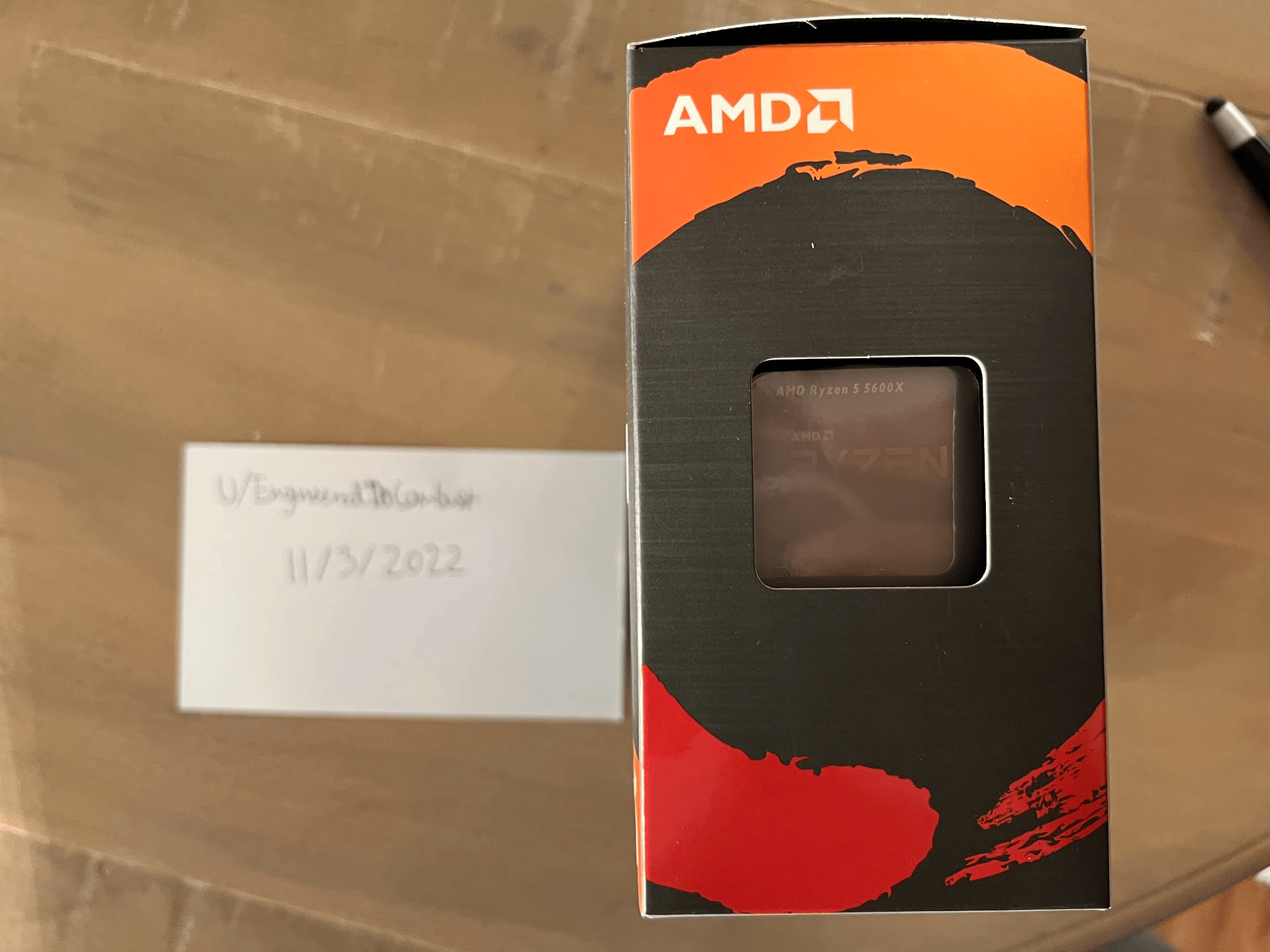5600X with Stock Cooler