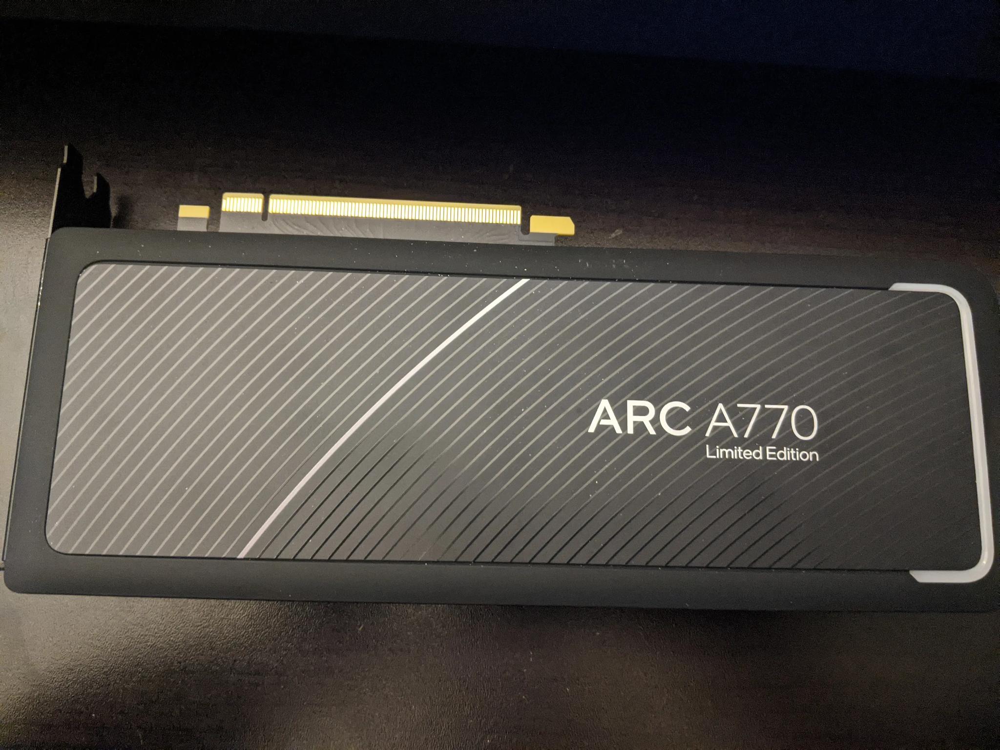Intel arc A770 Limited Edition 16gb