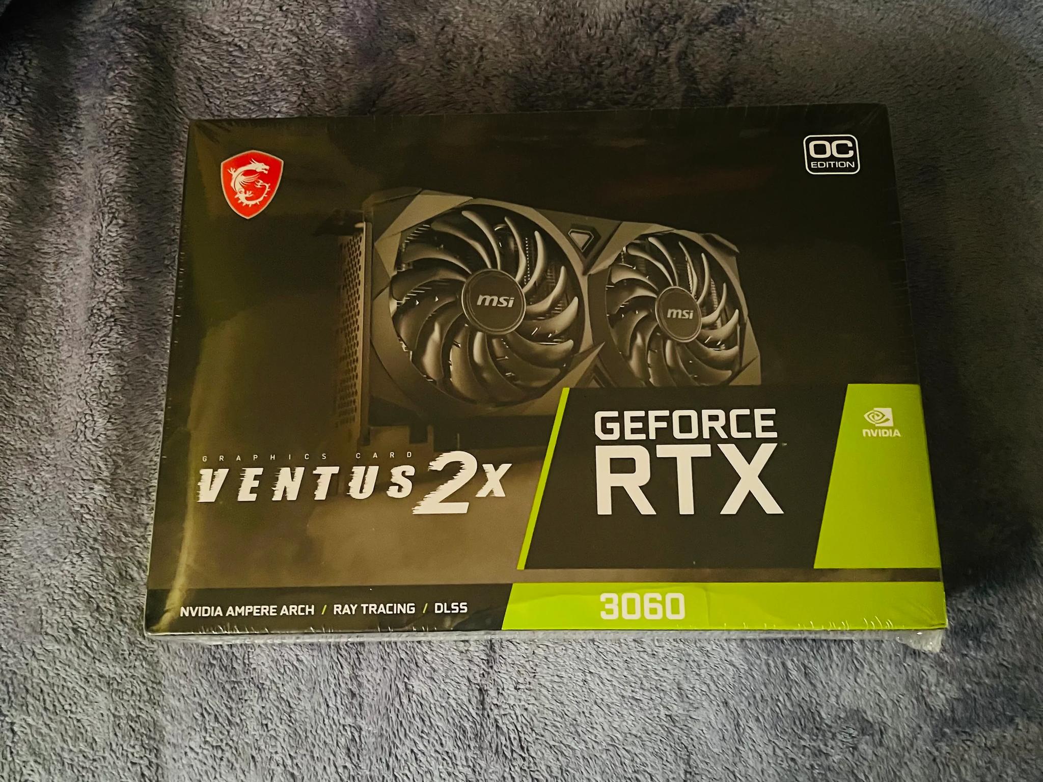 STILL SEALED NEW MSI RTX 3060 2X 12G OC