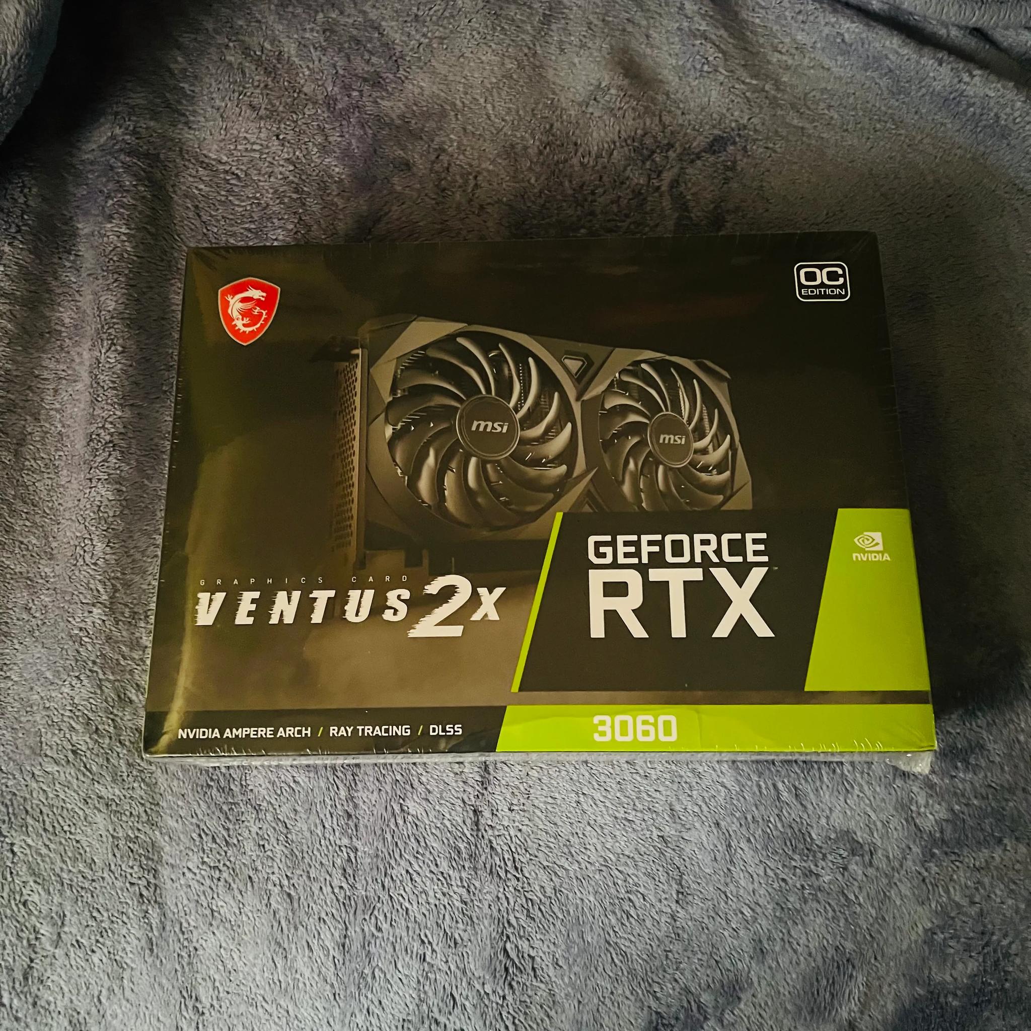 STILL SEALED NEW MSI RTX 3060 2X 12G OC