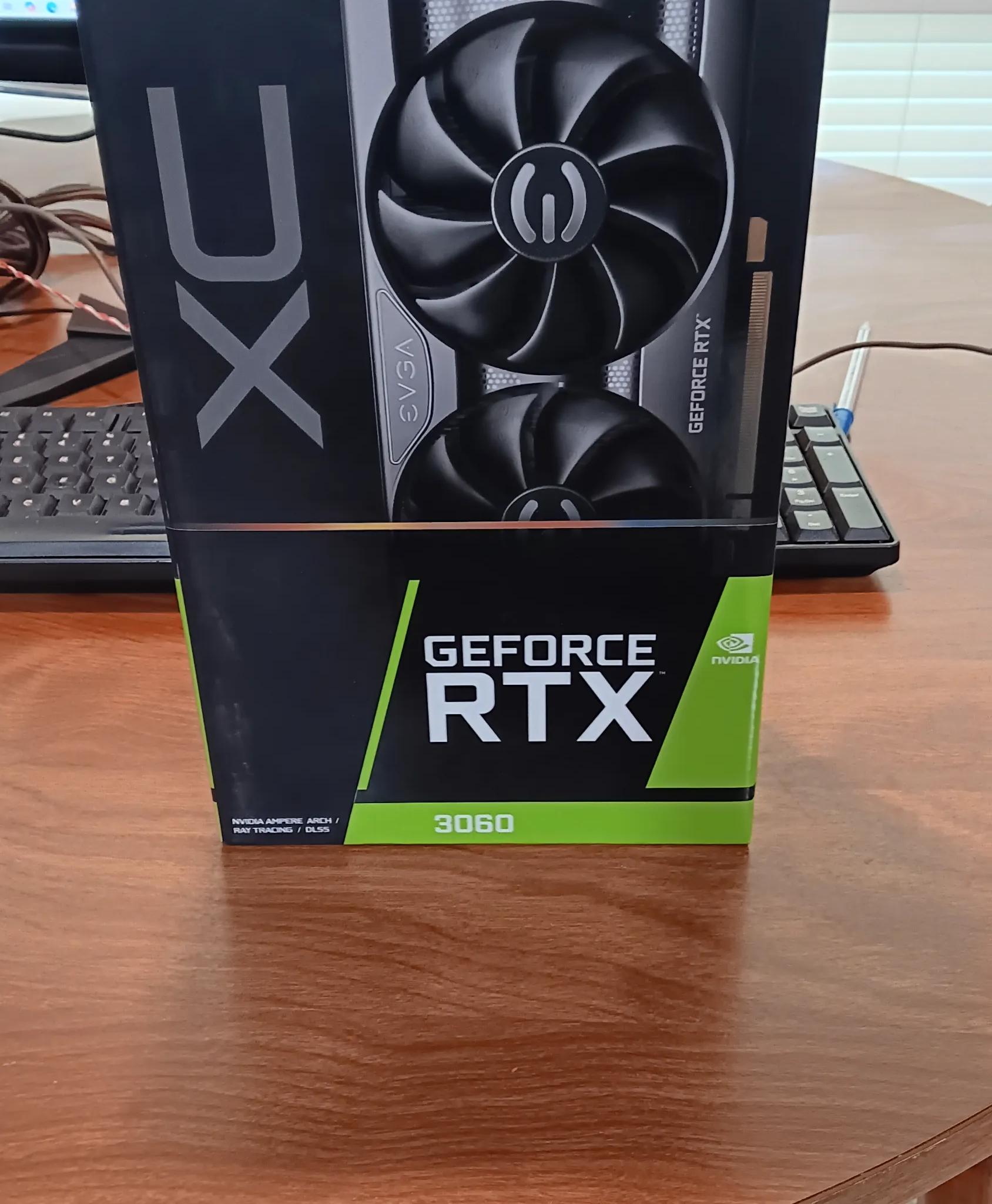 *BOX ONLY* - EVGA RTX-3060 12G-P5-3657-KR GPU *BOX ONLY*