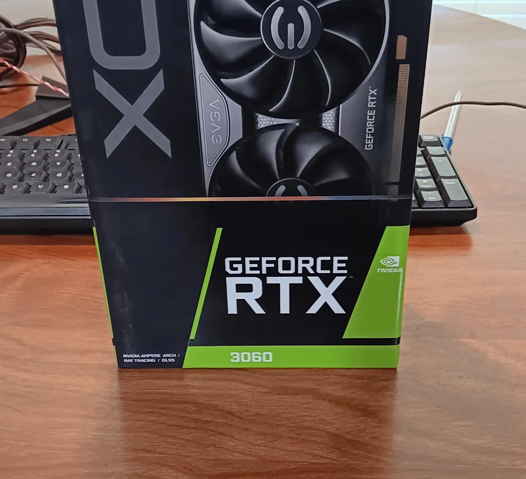 *BOX ONLY* - EVGA RTX-3060 12G-P5-3657-KR GPU *BOX ONLY*