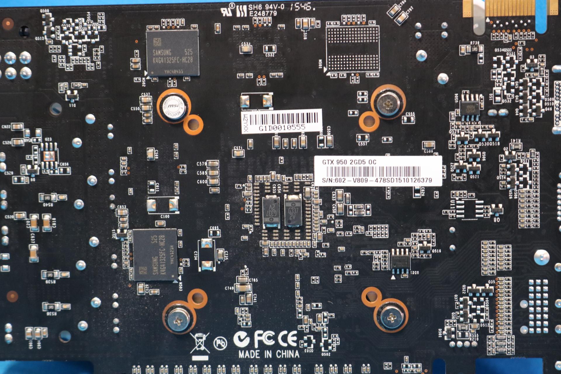 MSI GeForce GTX 950 2GB GDDR5 OC PCIe 3.0 x16 Desktop GPU - 4156801683