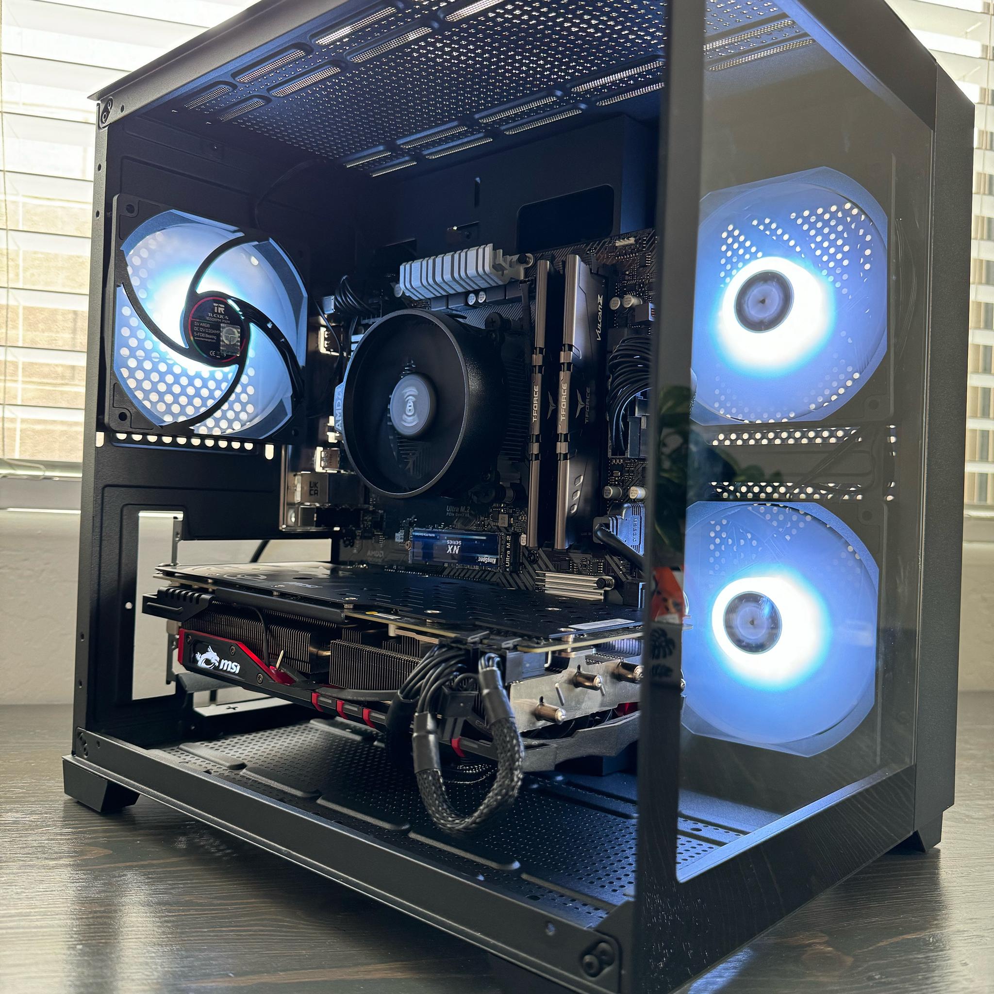 🔥Amazing Performance Gaming pc🔥- Ryzen 5 / Radeon MSI R9 390 / 1TB SSD / 16GB DDR4