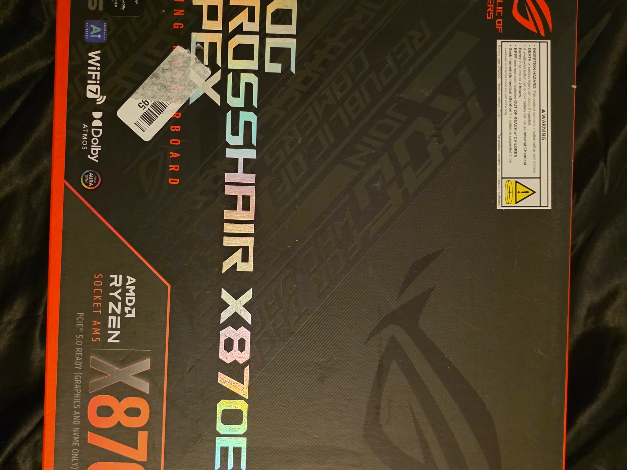 Rog crosshair x870e apex
