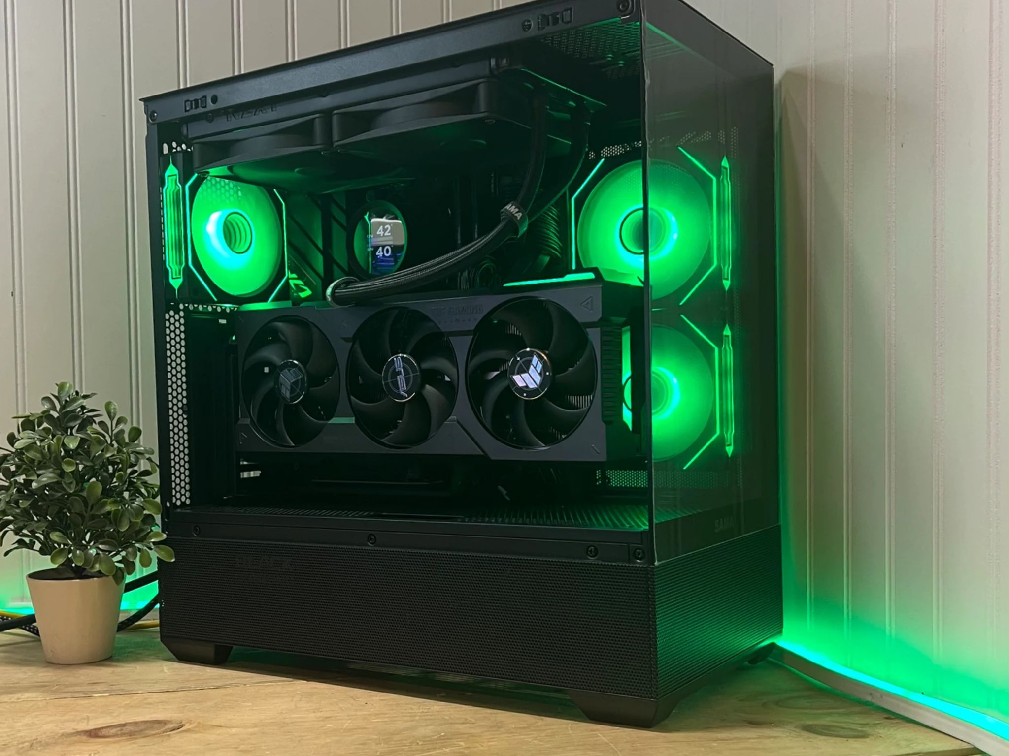 🔥4k Any GAME Raytracing ON🔥 9800x3d/48g ddr5/2TB NVME/1000w B tire PSU/280mm rad/4090