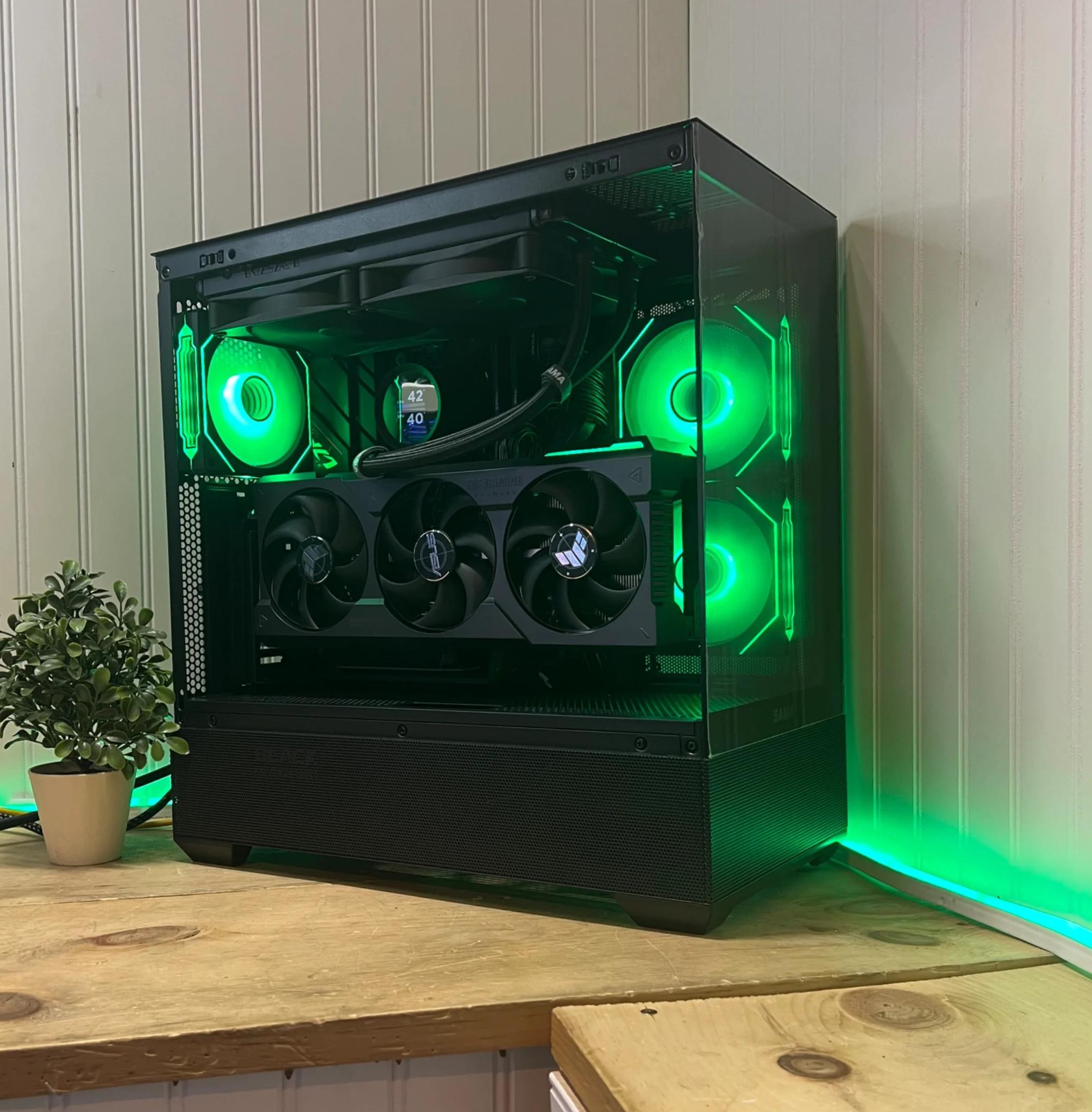 🔥4k Any GAME Raytracing ON🔥 9800x3d/48g ddr5/2TB NVME/1000w B tire PSU/280mm rad/4090