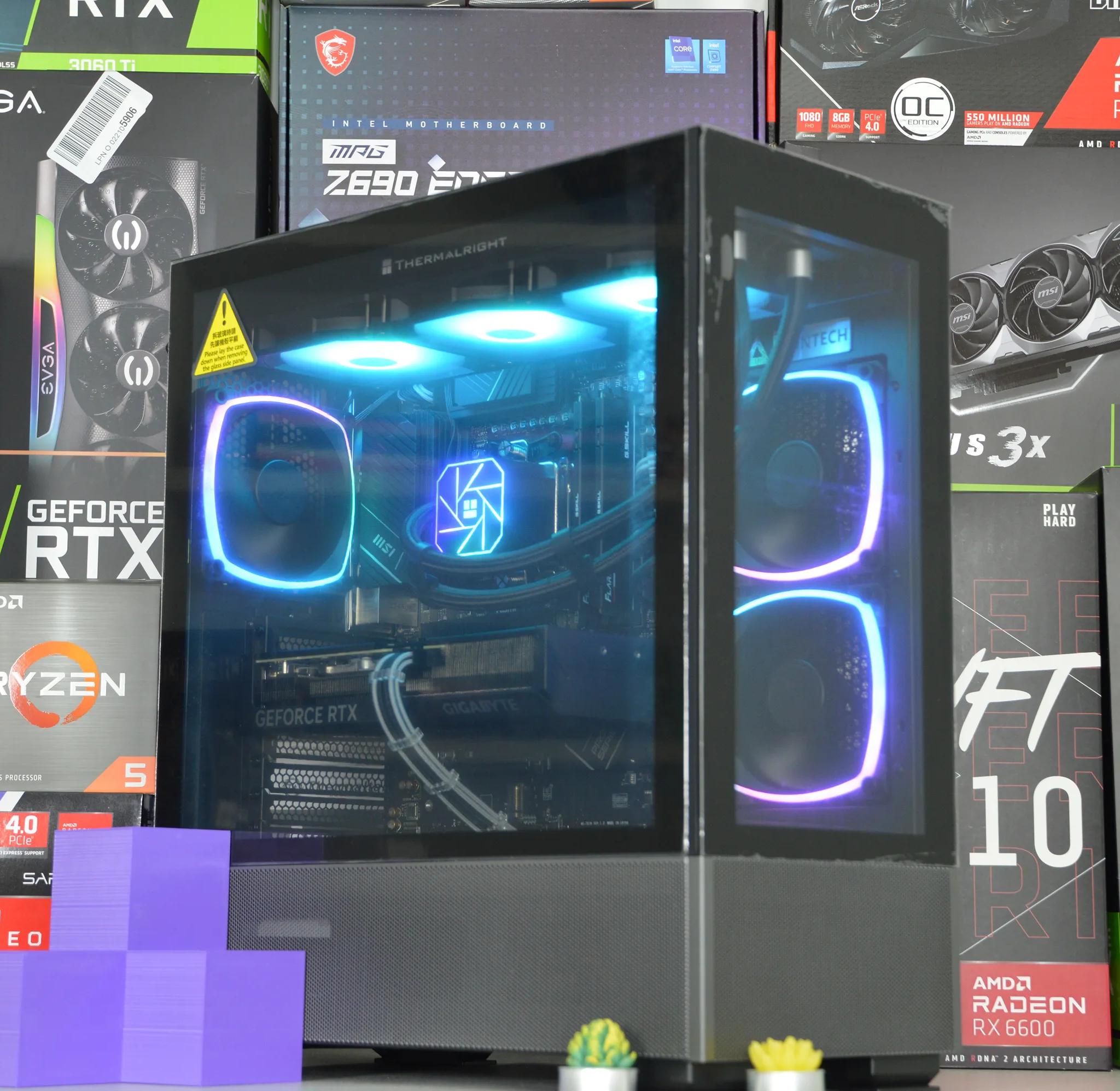 ⚡⚡| RTX 4070 12GB| RYZEN 7 7700X | 32 GB DDR5 RAM | 2TB NVME SSD | Electric Night |