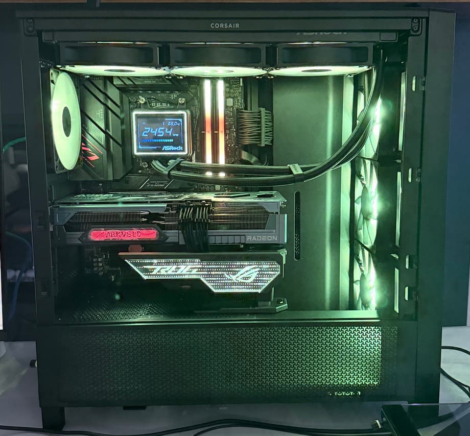 Ryzen 9 9950X3D RX 9070 XT 32GB DDR5 1.5TB NVMe Gaming PC Win 11 Pro