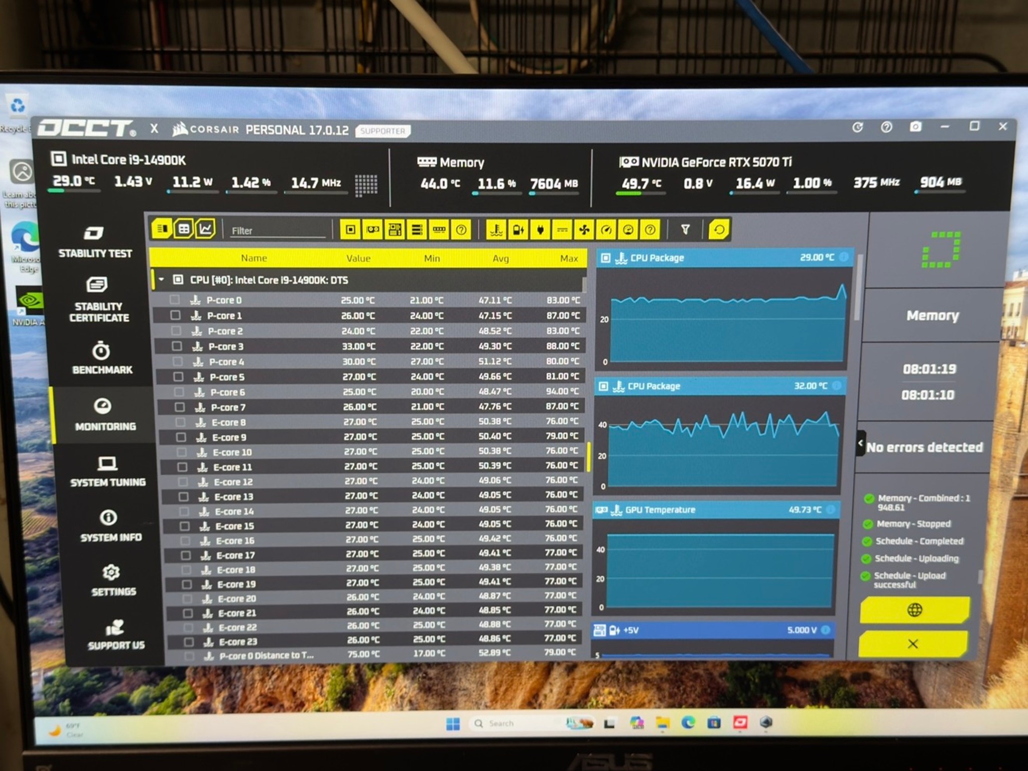 14900k + Asus Tuf Gaming Z790 Plus WiFi