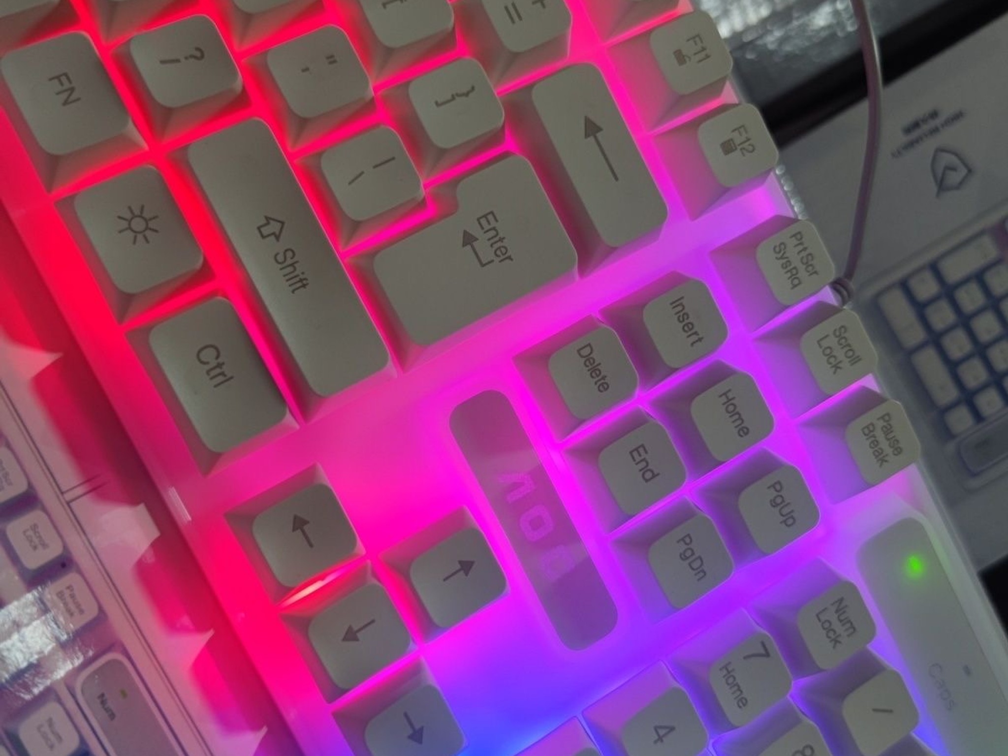 AOC KM100 Wired Keyboard & Mouse Set with Floating Keycaps and LED Backlight