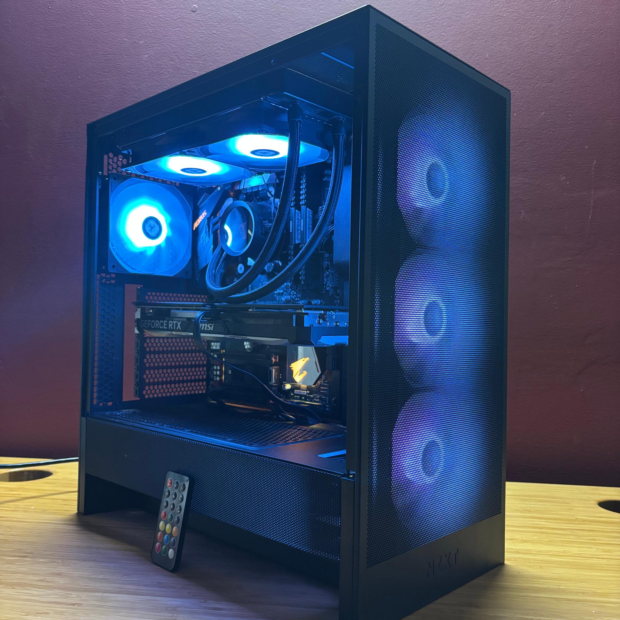 GeForce RTX 4070 Custom Gaming PC - Ryzen 7 5700X, 32GB RAM, 1TB NVMe SSD