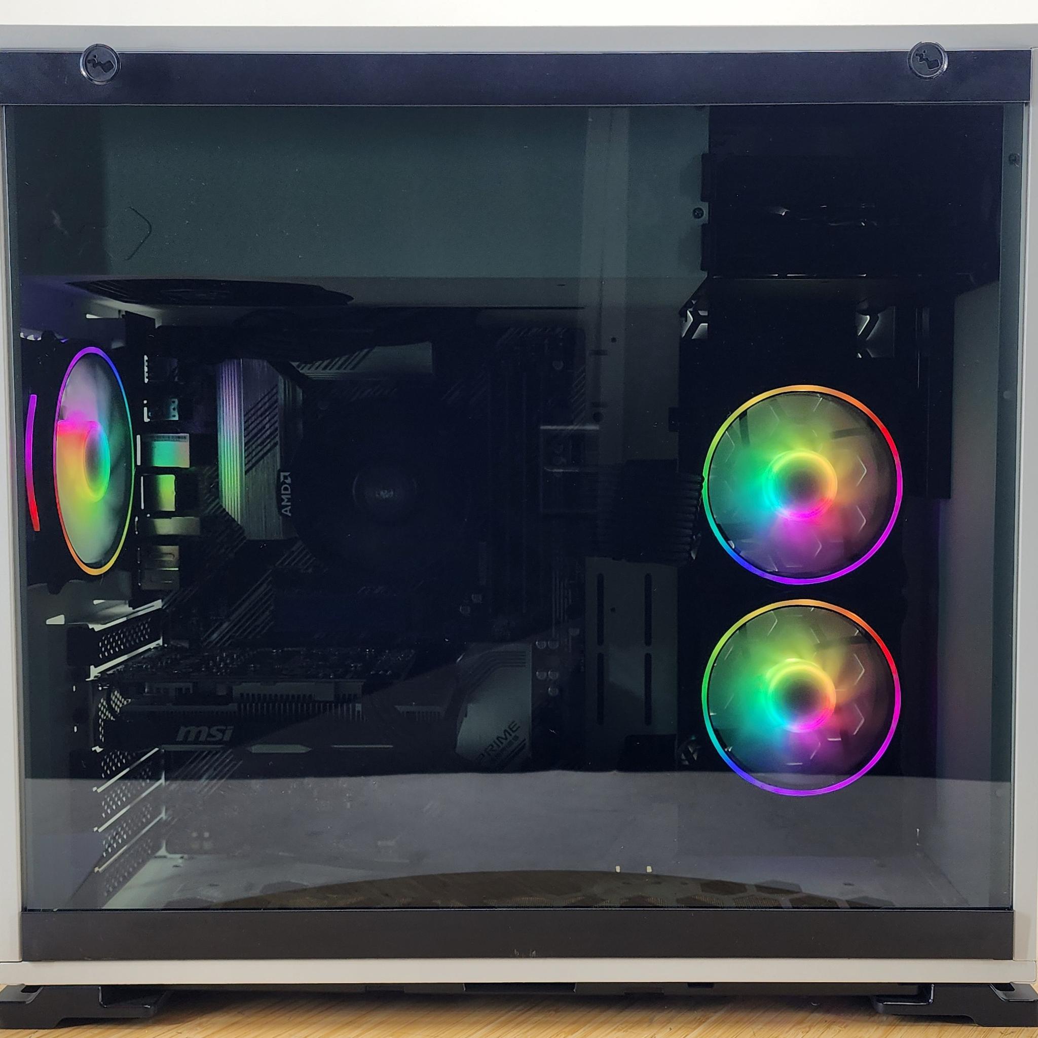 Gaming PC Ryzen 5 5500 16GB RAM 512GB SSD GTX 1650 4GB Windows 11 Computer