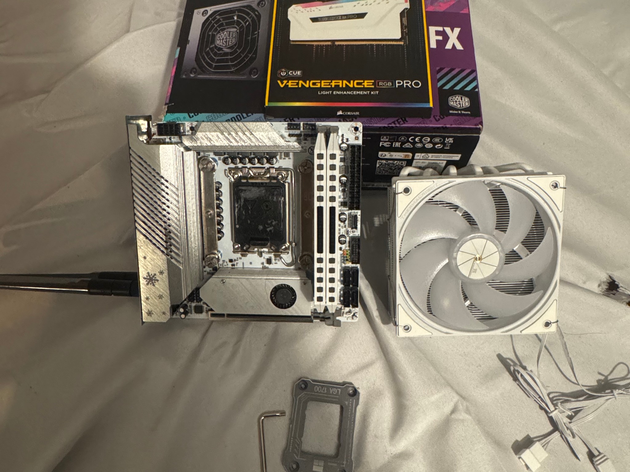 Mobo, Ram, cooler, etc SFX bulk parts lot