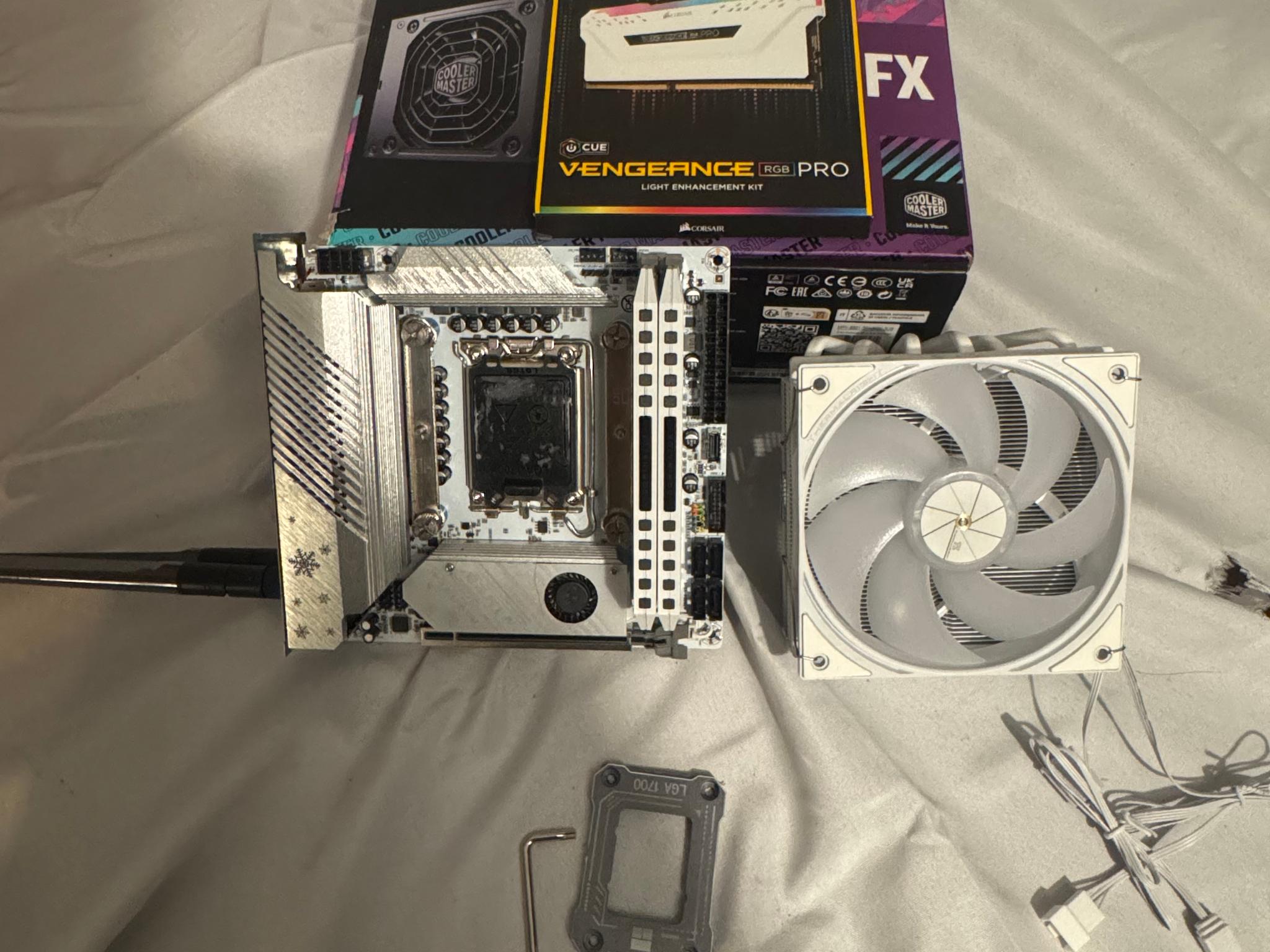 Mobo, Ram, cooler, etc SFX bulk parts lot
