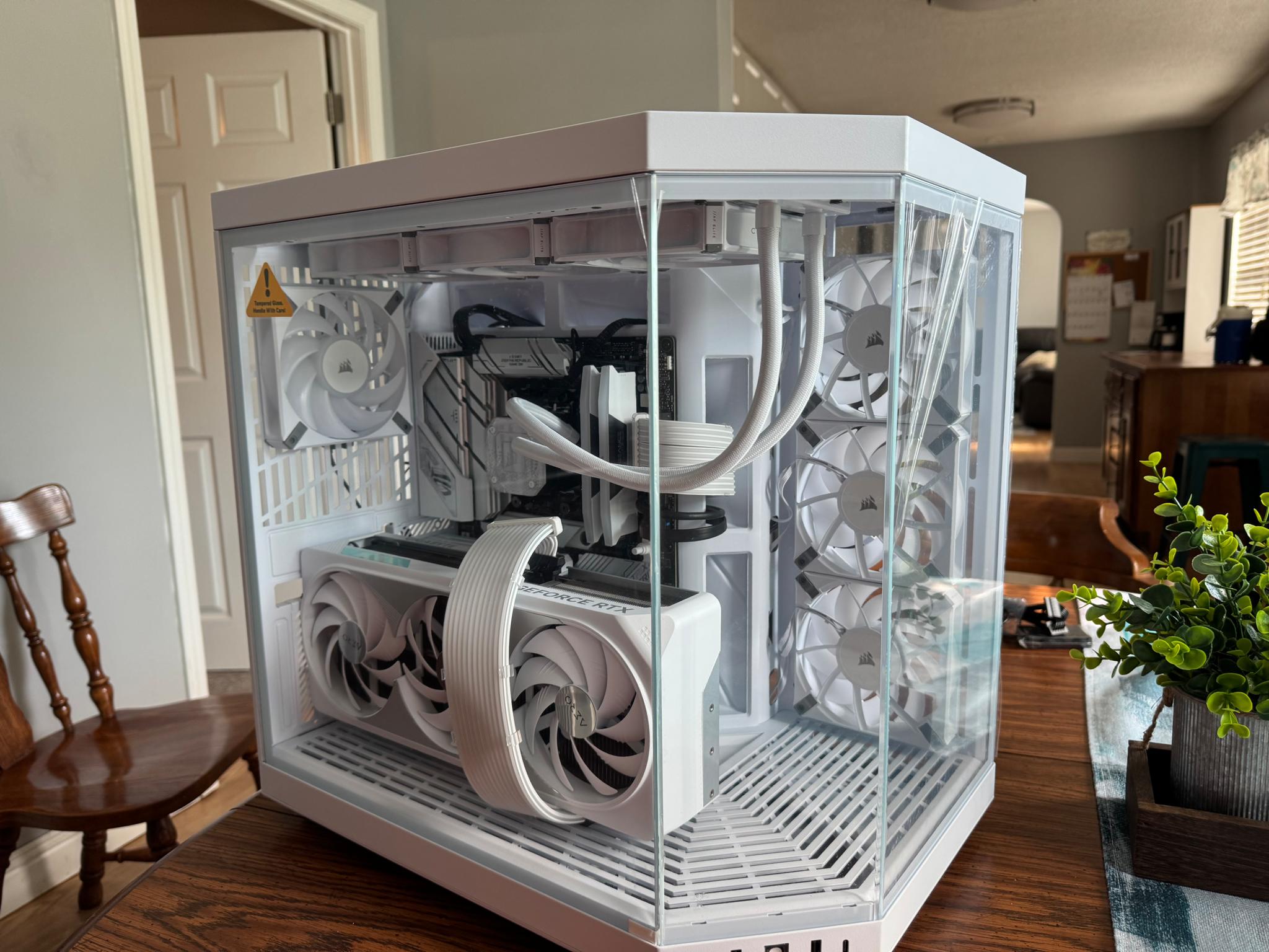 1440/4K Ultimate Whiteout Gaming PC | Nvidia RTX 4090 | Ryzen 7 7800x3d