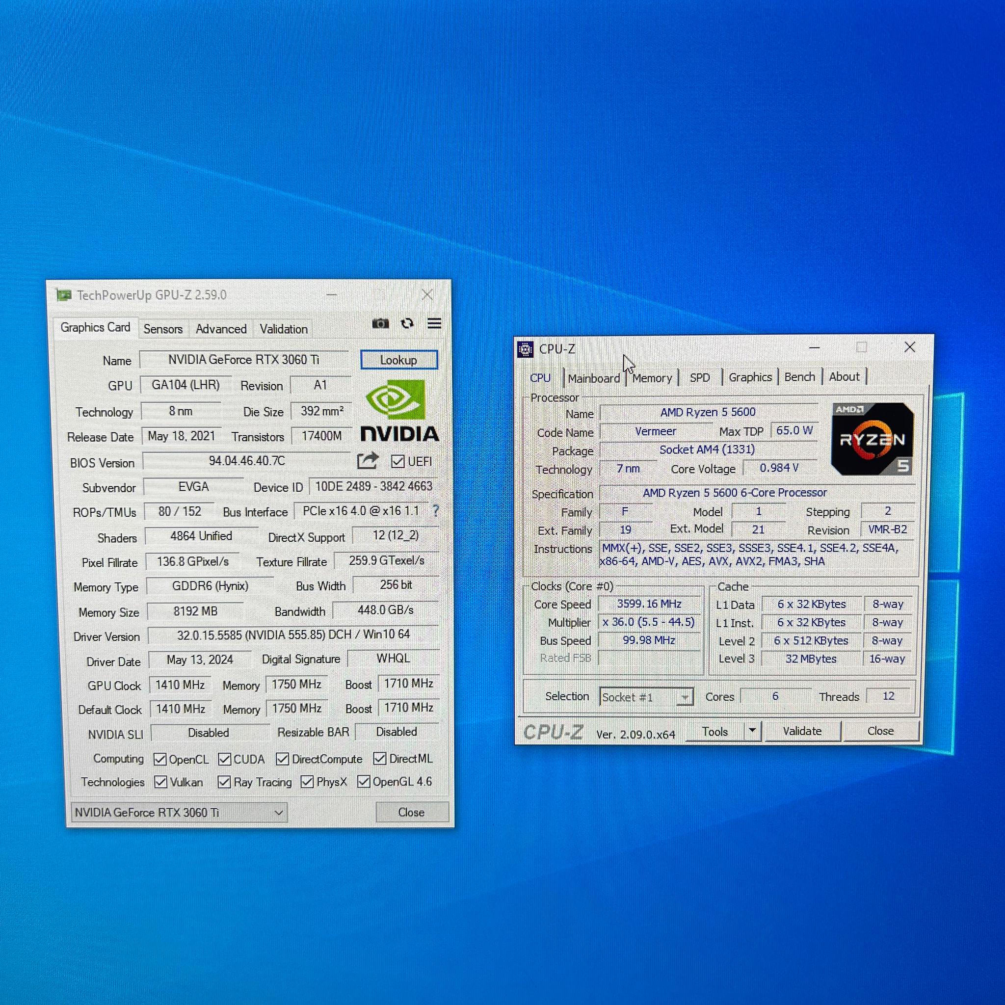Rtx 3060 Ti, Ryzen 5 5600 Gaming PC