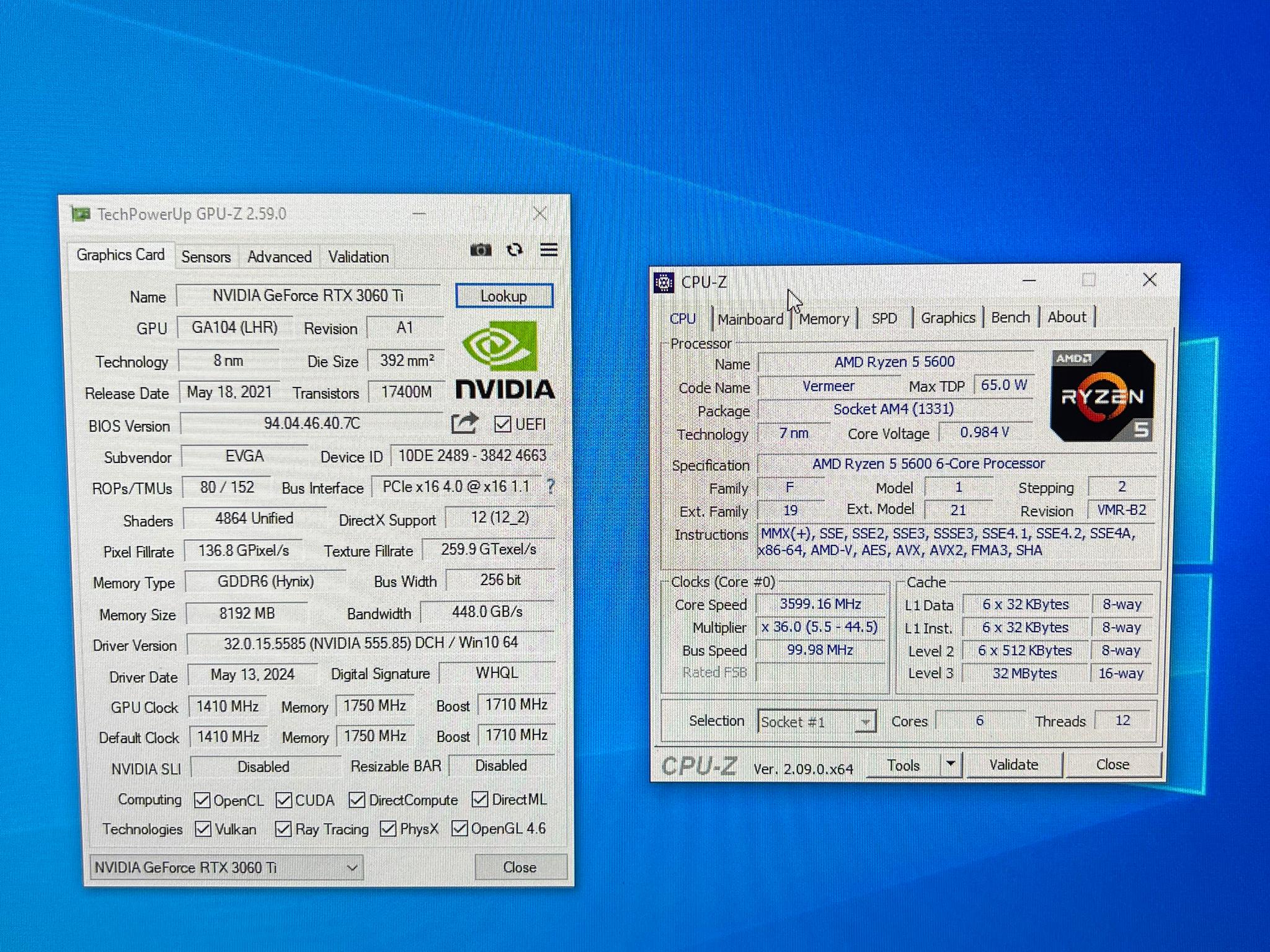 Rtx 3060 Ti, Ryzen 5 5600 Gaming PC