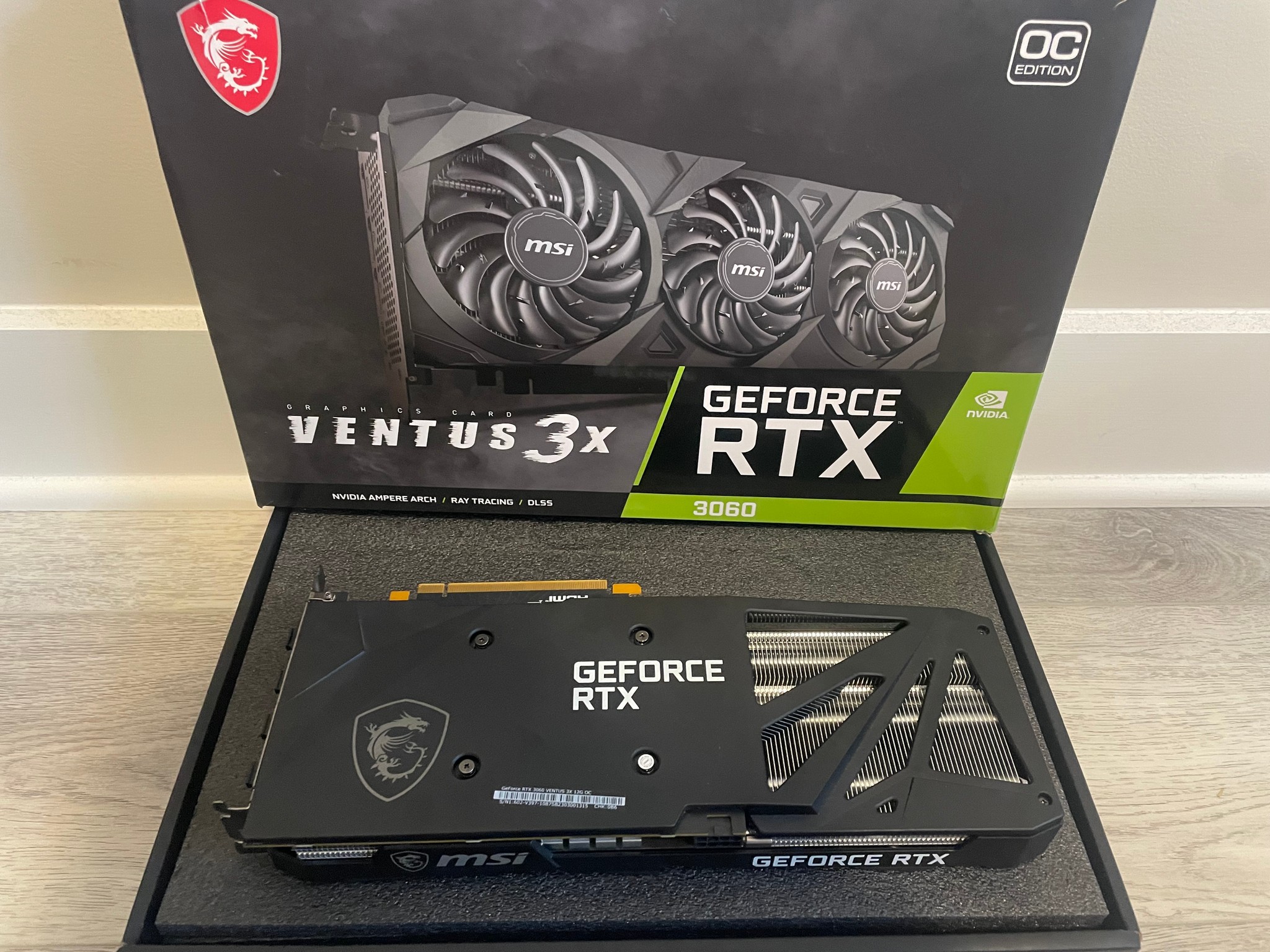 MSI GeForce RTX 3060 Ventus 3X 12G OC