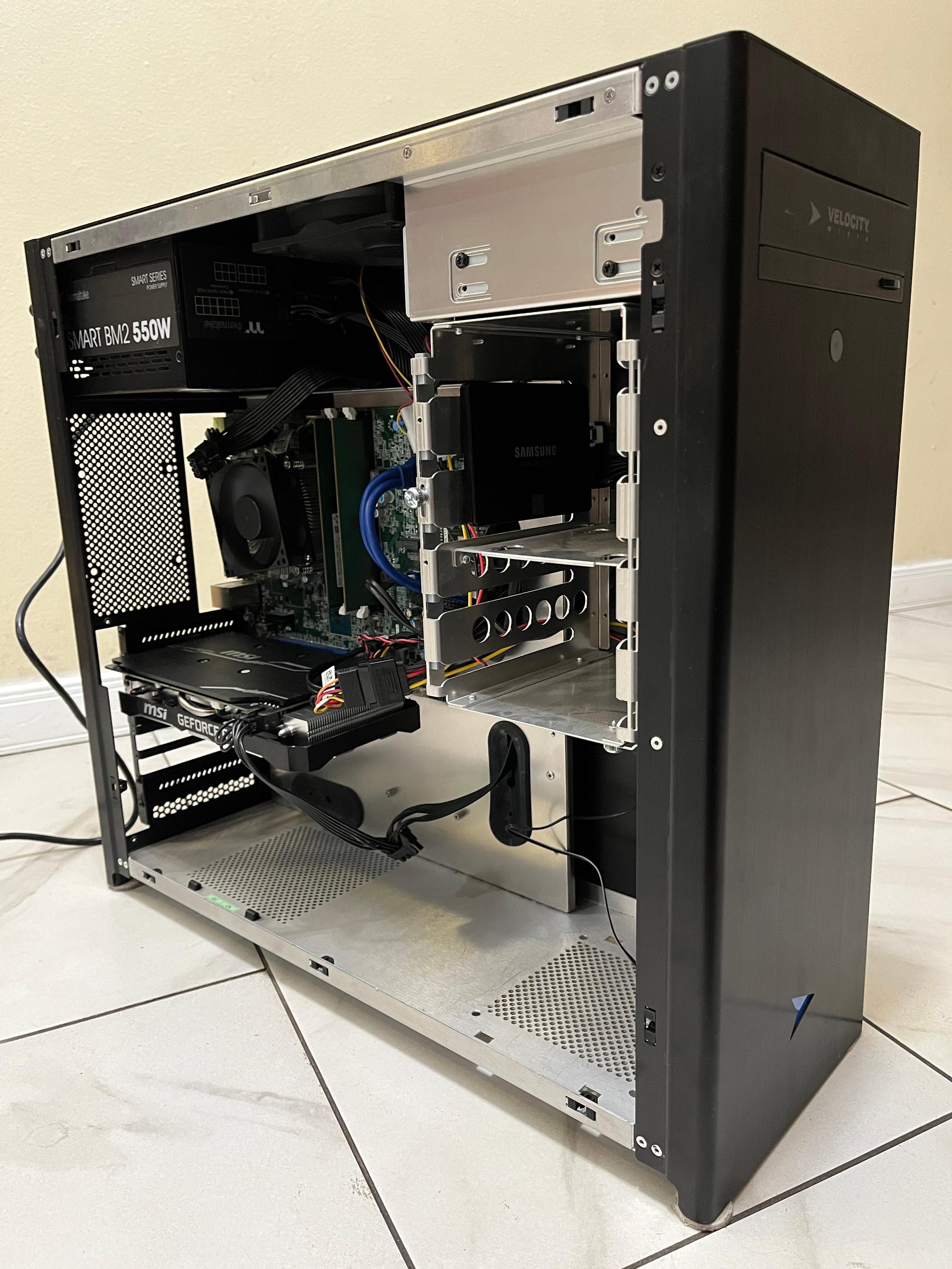 🟢🔥 NVIDIA RTX 2060, Intel i5-7500, 12GB RAM, 500 GB SSD, High Performance Custom Gaming PC 🖥️🔵