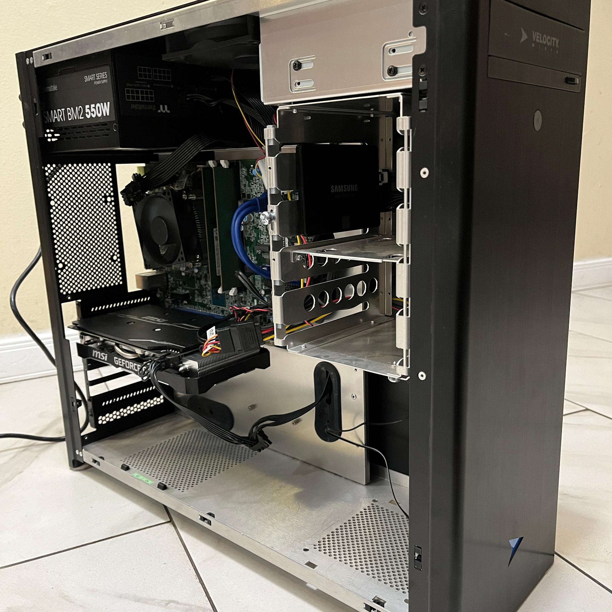 🟢🔥 NVIDIA RTX 2060, Intel i5-7500, 12GB RAM, 500 GB SSD, High Performance Custom Gaming PC 🖥️🔵