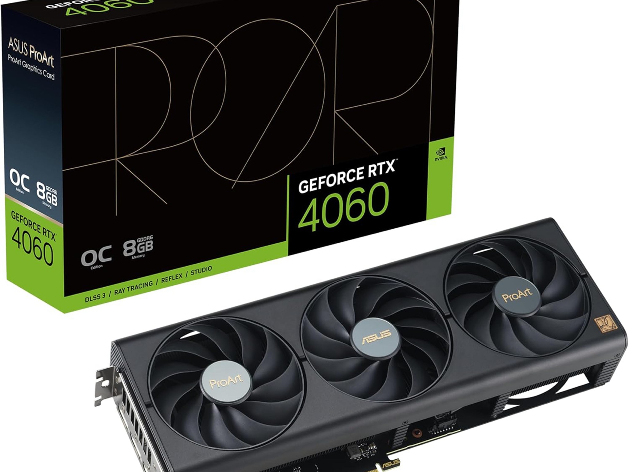 ASUS ProArt GeForce RTX™ 4060 OC Edition 8GB GDDR6 Graphics Card