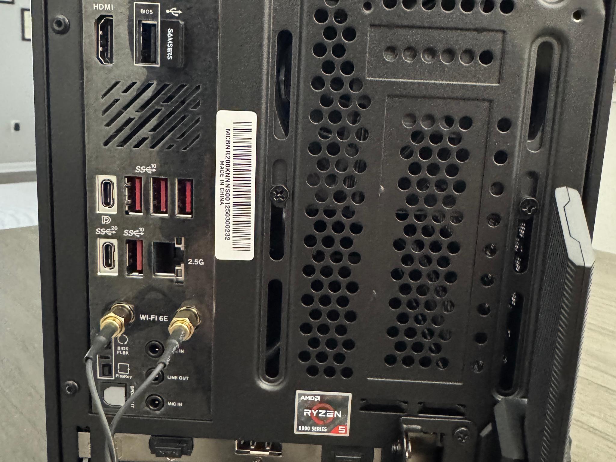 Compact SFF Mini Gaming PC | Radeon 9060 XT | Ryzen 8500G | 16GB DDR5 | NR200 ITX | Win11 Pro
