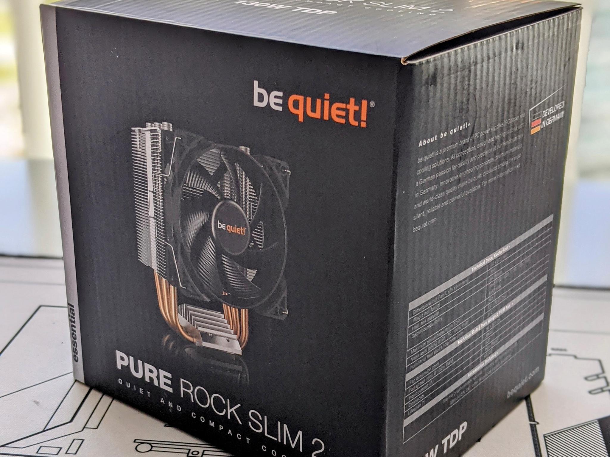 Be quiet! BK030 Pure Rock Slim 2, 130W TDP, 3 heat pipes, 92mm fan CPU cooler