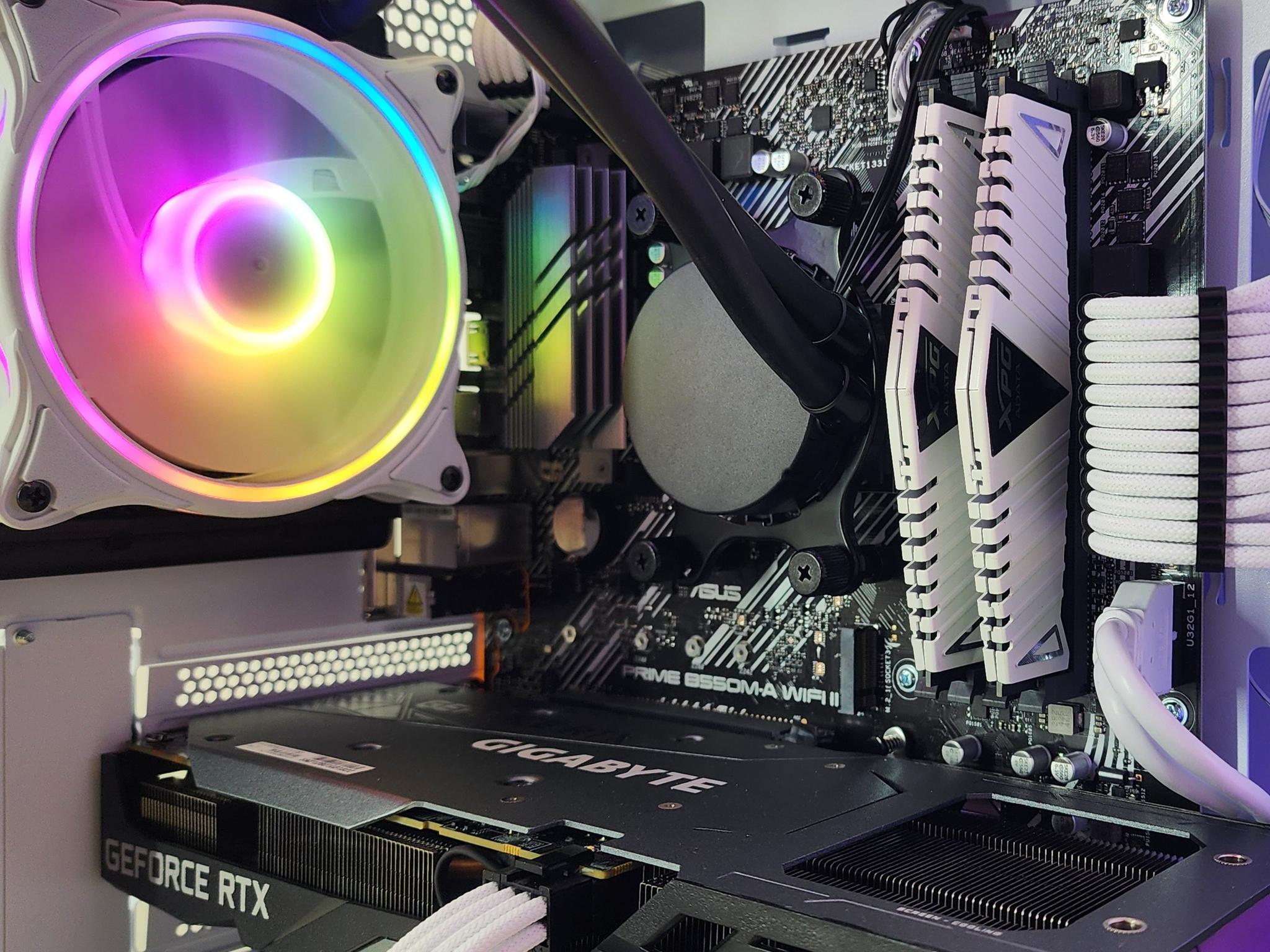 Gaming PC Ryzen 7 5700X 16GB RAM 500GB SSD RTX 3060 12GB Windows 11 Computer
