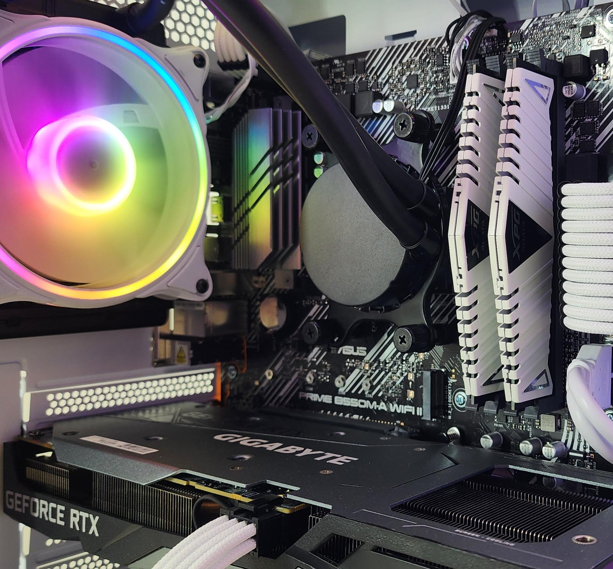 Gaming PC Ryzen 7 5700X 16GB RAM 500GB SSD RTX 3060 12GB Windows 11 Computer