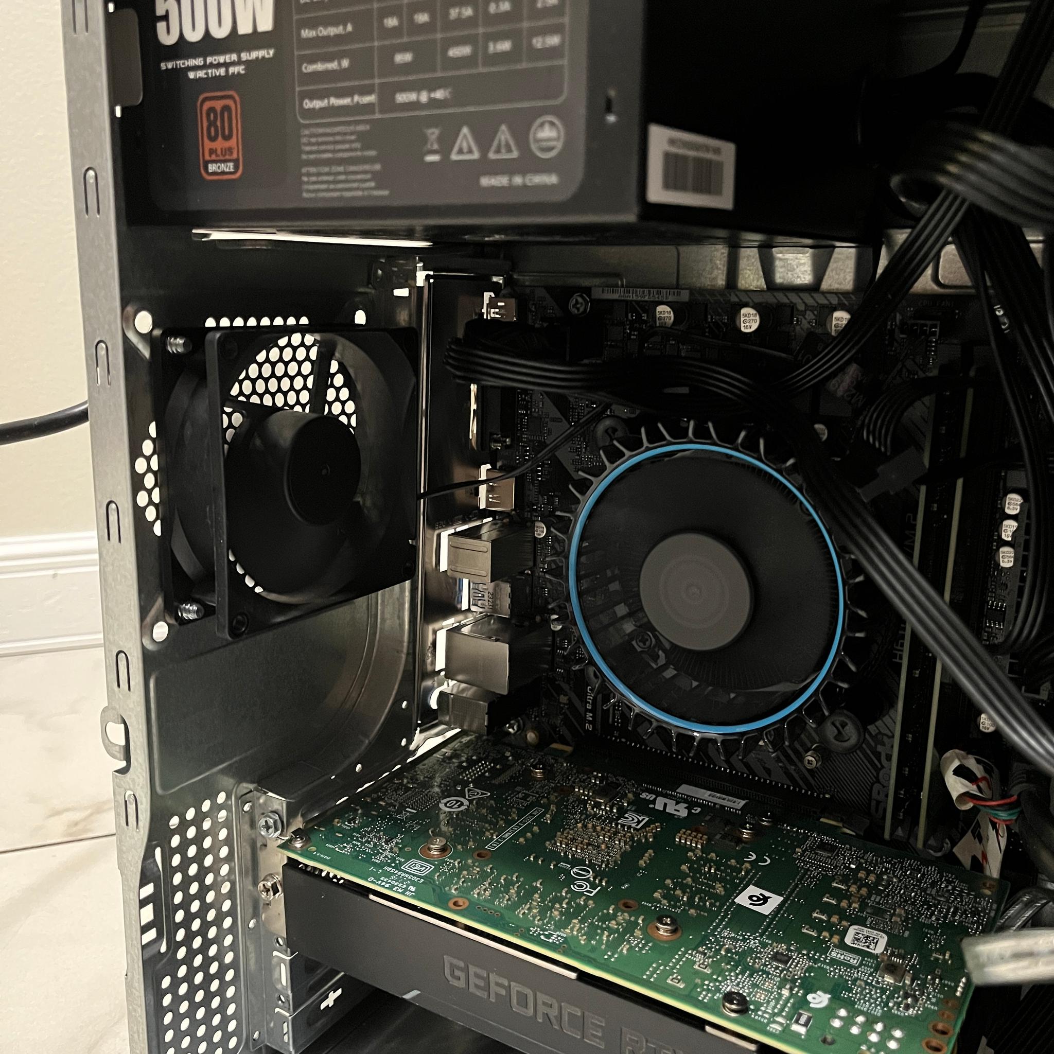 NVIDIA RTX 2060 SUPER, Intel Core i3-12100, 16GB RAM, 1TB SSD - Sleeper Office Gaming PC w/ Wi-Fi